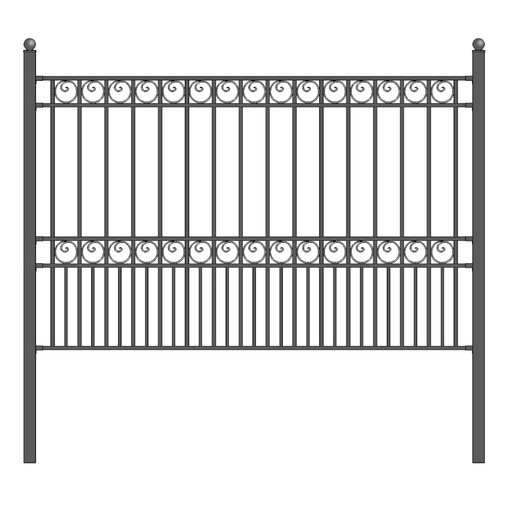 Wrought Iron Fence Panels & Gates