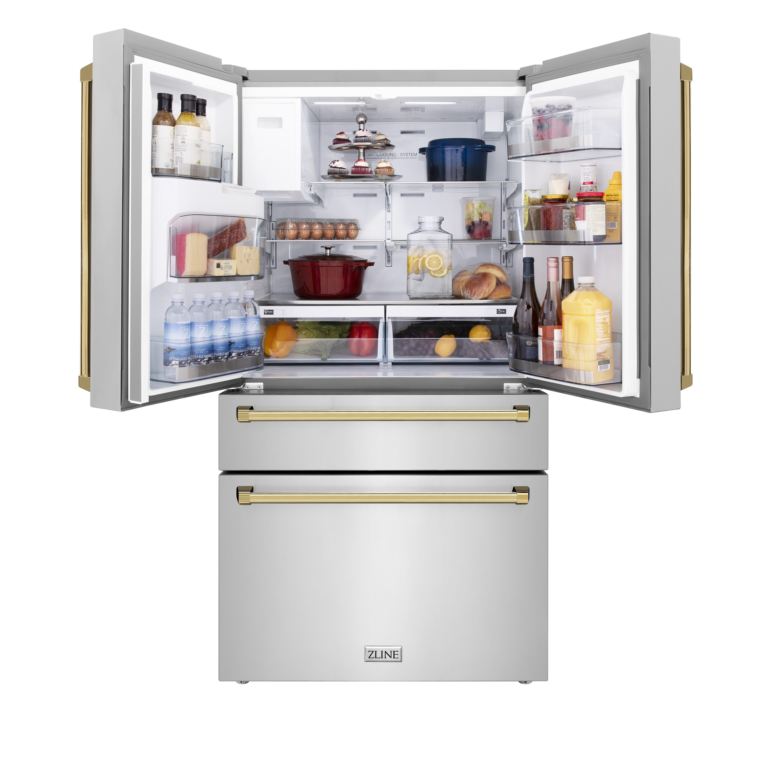 aeg 536l french door fridge