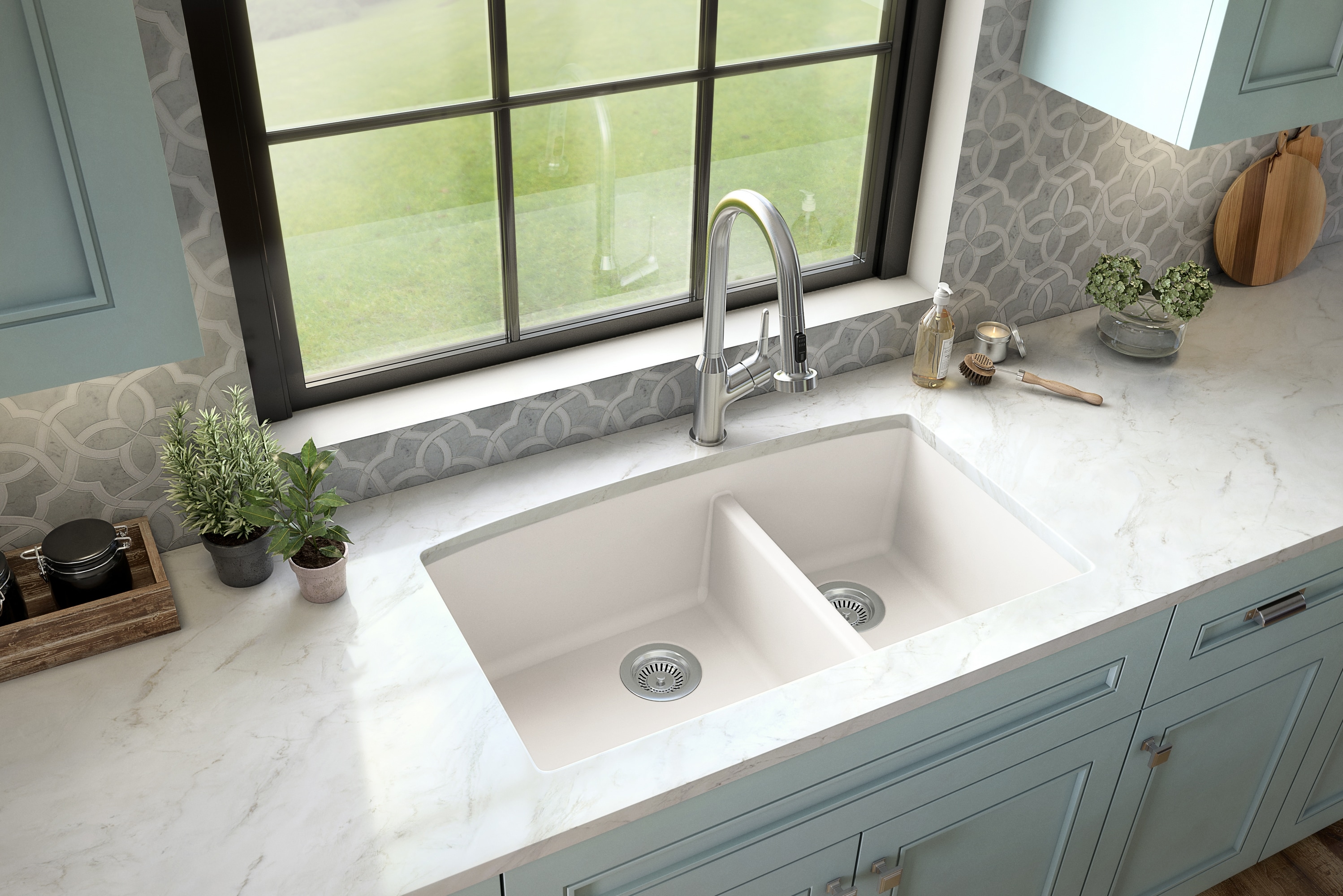 Karran QU-711-WH Kitchen-Sinks - View #4
