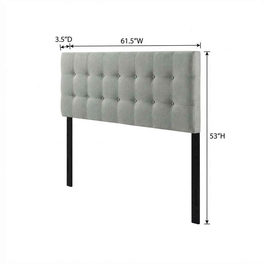 FurniFact BO572681WHT Upholstered-Headboards - View #2