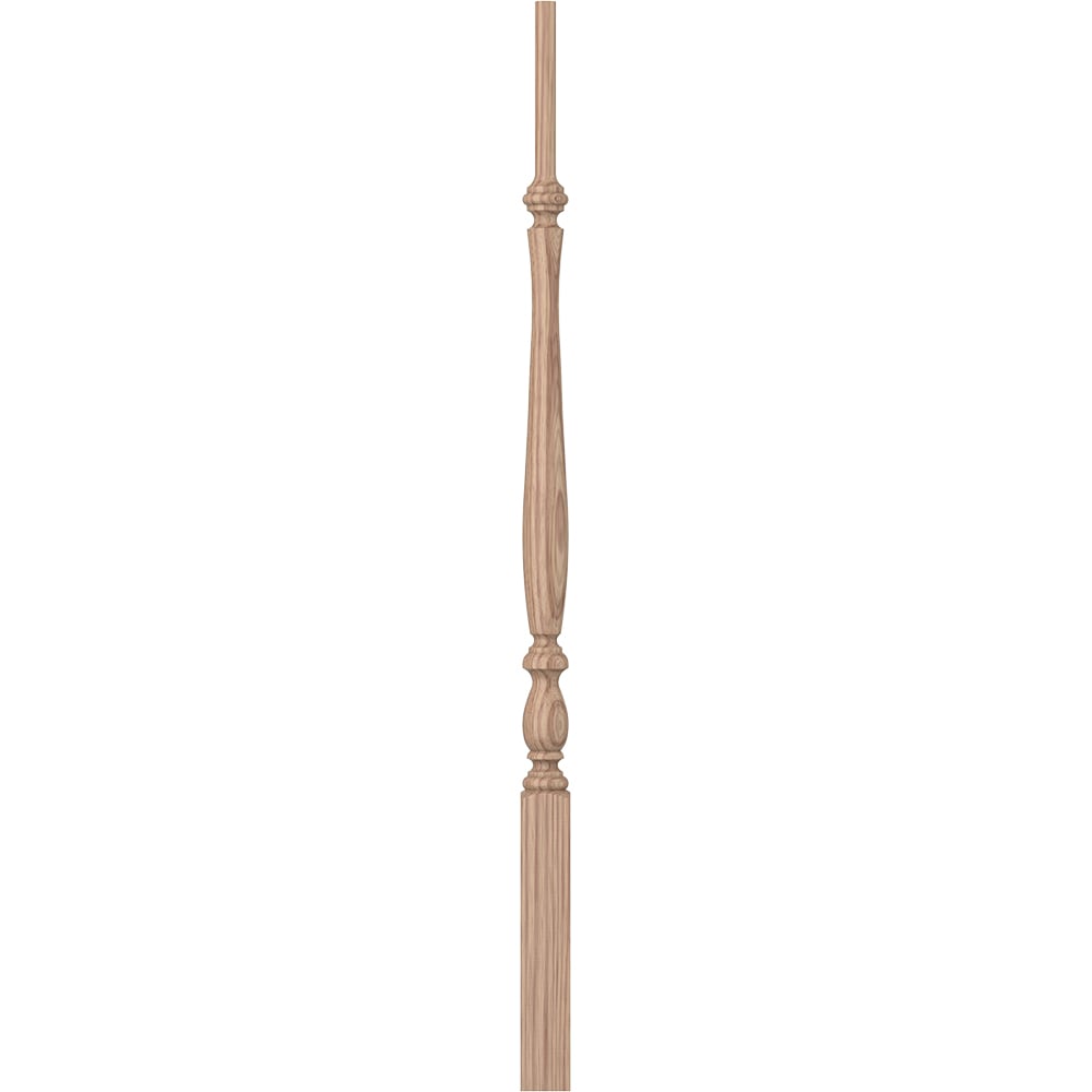 L.J. Smith Stair Systems LJP-2915-HK 38 38-in x 1.75-in Unfinished Hickory Pin Top Stair Baluster