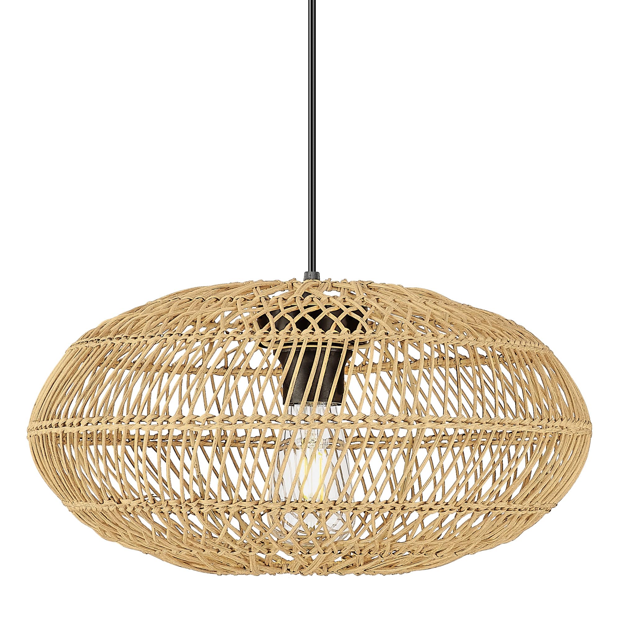 LTMATE LS5HZG99MIL JAZAVA Black Bohemian/global Globe Medium Hanging Pendant light