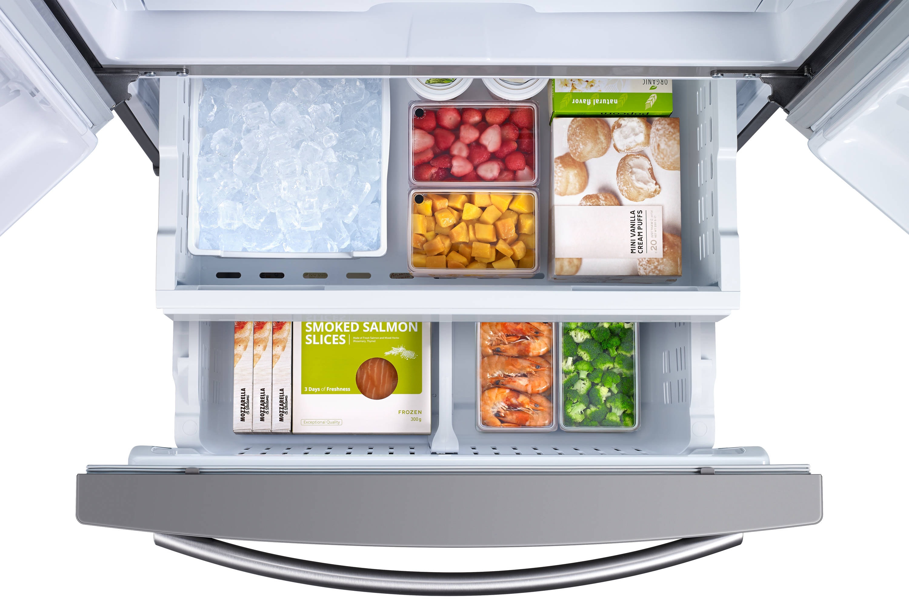 Samsung 24.6-cu ft French Door Refrigerator with Dual Ice Maker, Water ...