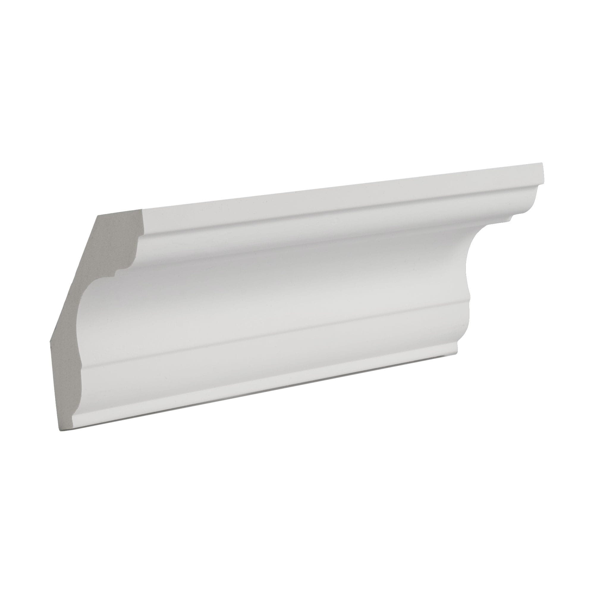 Architectural Products by Outwater 3P5.37.01281 Small Sample 2-3/8-in x 6-in Primed Polyurethane Crown Moulding