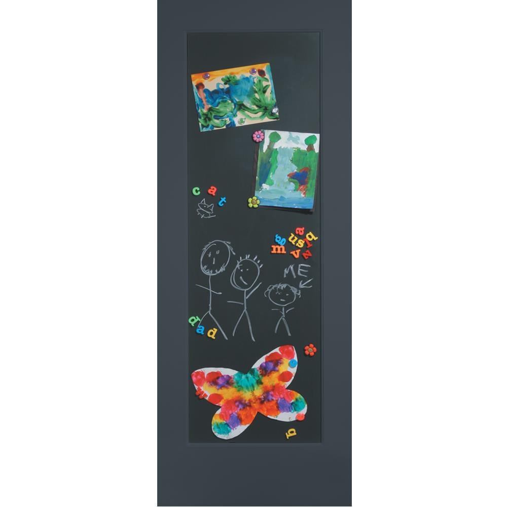 American Building Supply LO967369 Ovation 28-in x 80-in Slate Chalkboard Smooth Solid core Prefinished MDF Slab Door