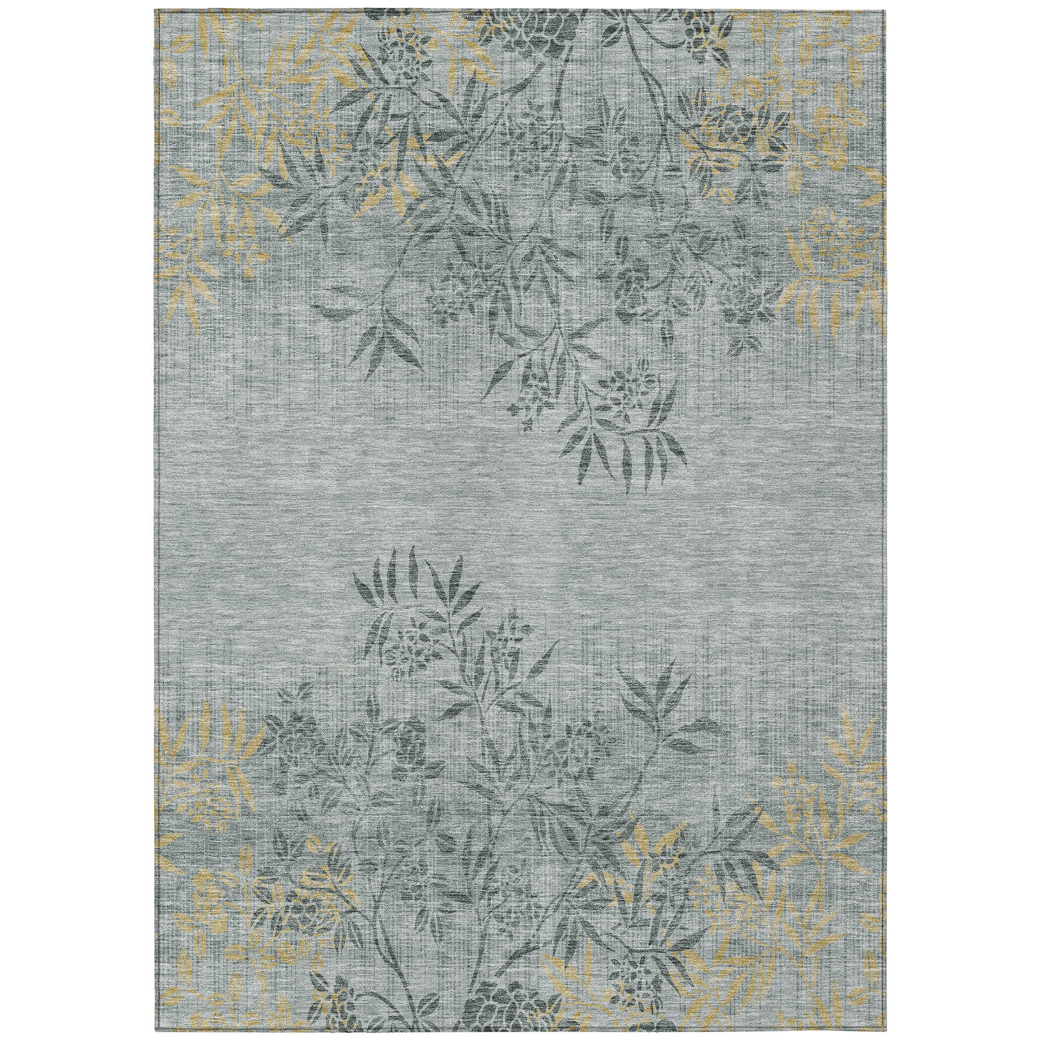 Addison Rugs ACN673GY3X5 Chantille ACN673GY 3 x 5 (ft) Polyester Gray Rectangular Indoor/Outdoor Geometric Machine washable Area rug