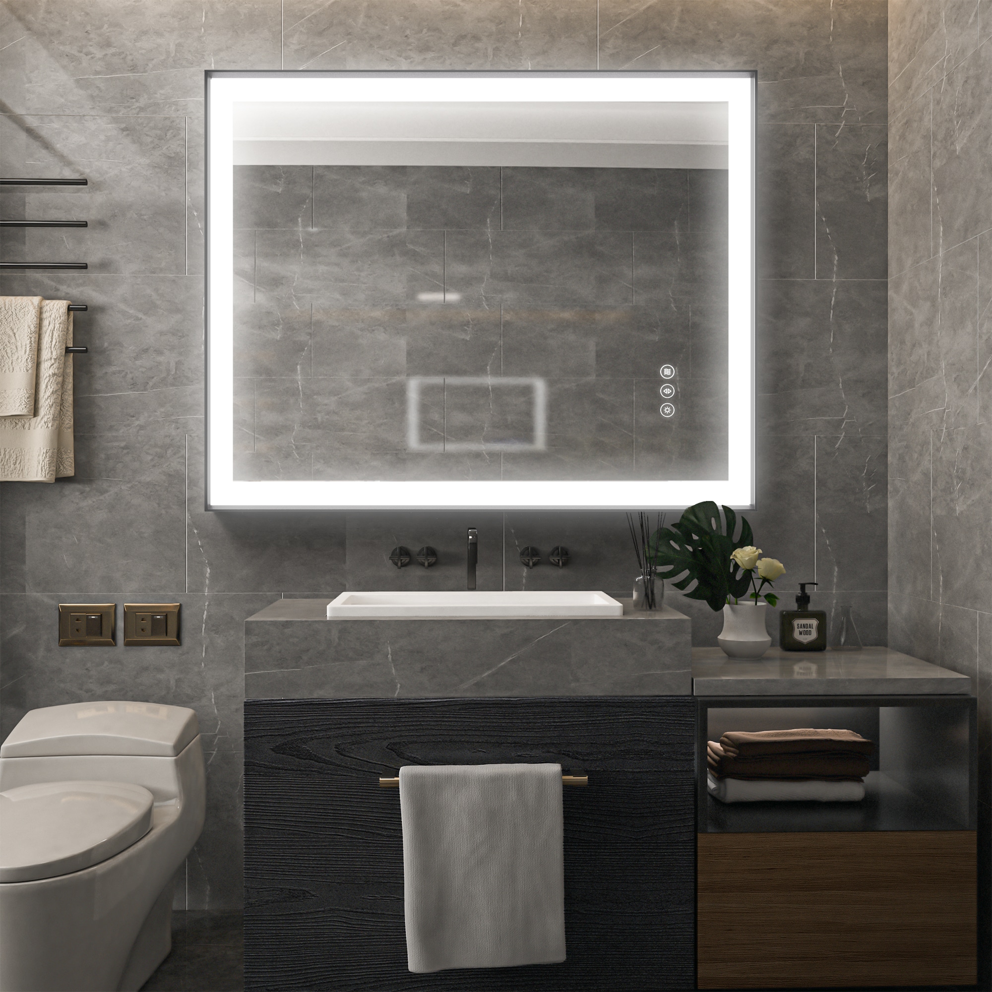 Maxax MS02-3240-EE Framed-Bath-Mirrors - View #2