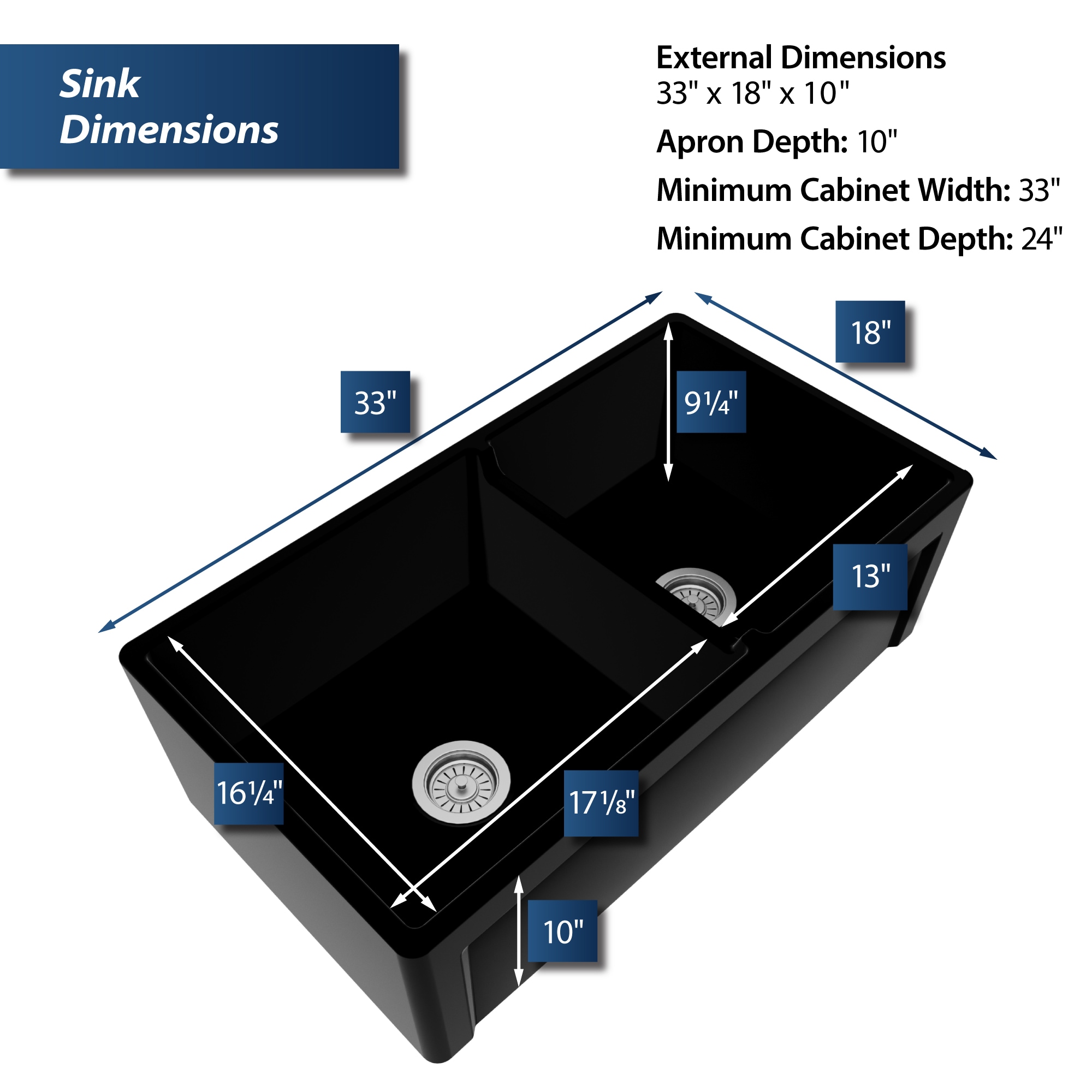 Karran FCP33DBMB Kitchen-Sinks - View #6