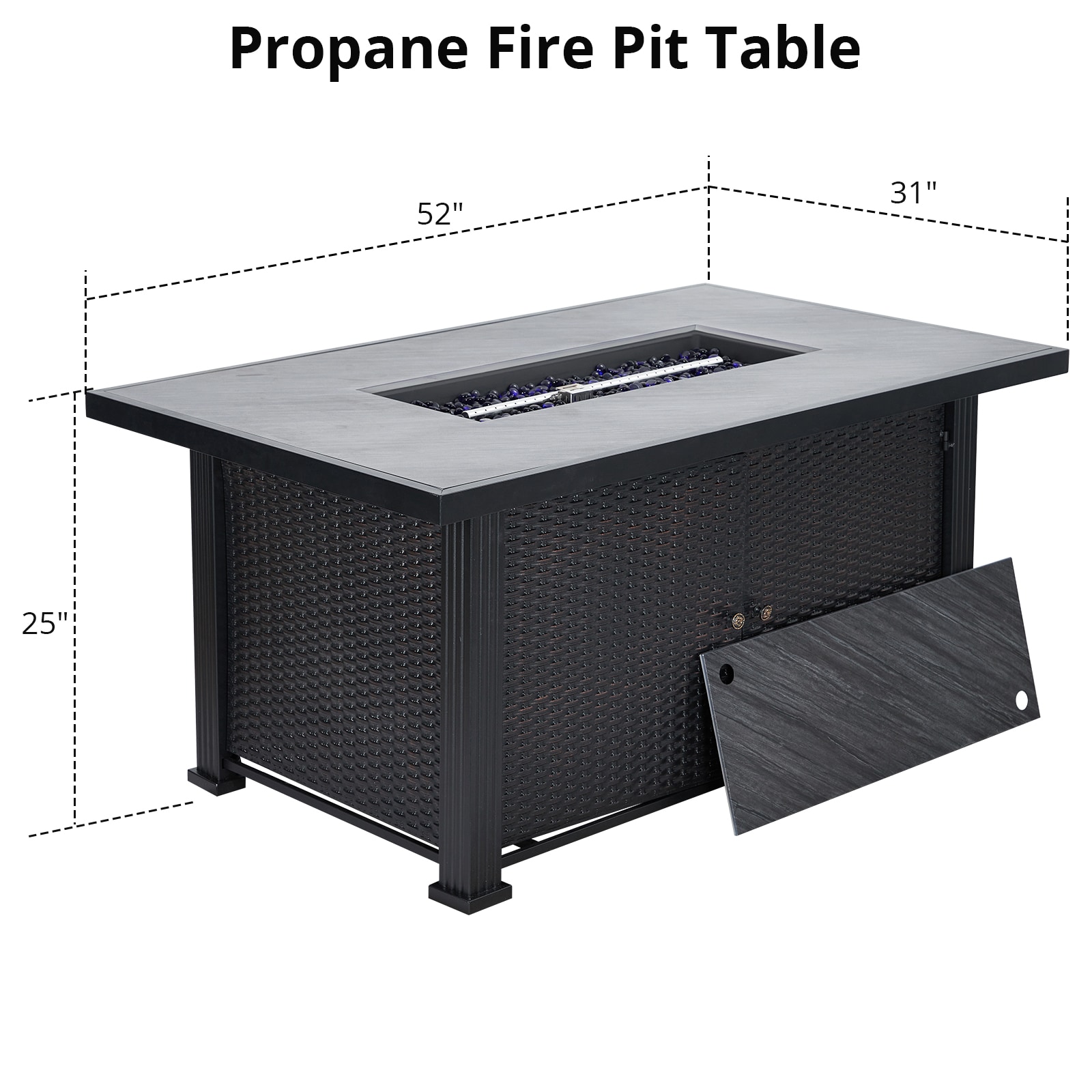 IdealHouse CA7-91C4XKPK-WX Outdoor-Woodburning-Firepits - View #6