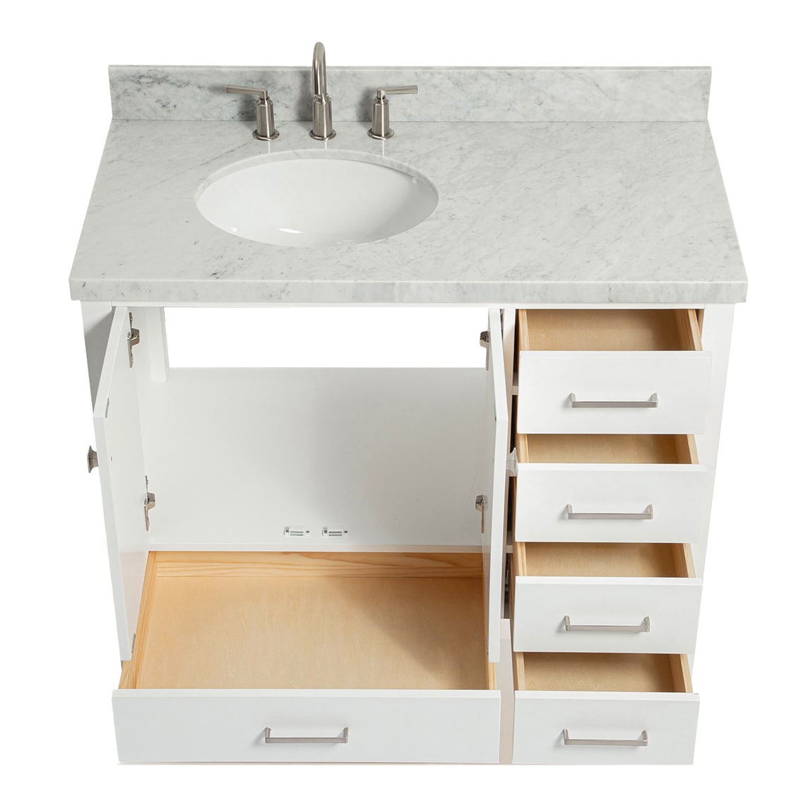 ARIEL A043SLCW2OVOWHT Bath-Vanity-Combo - View #6