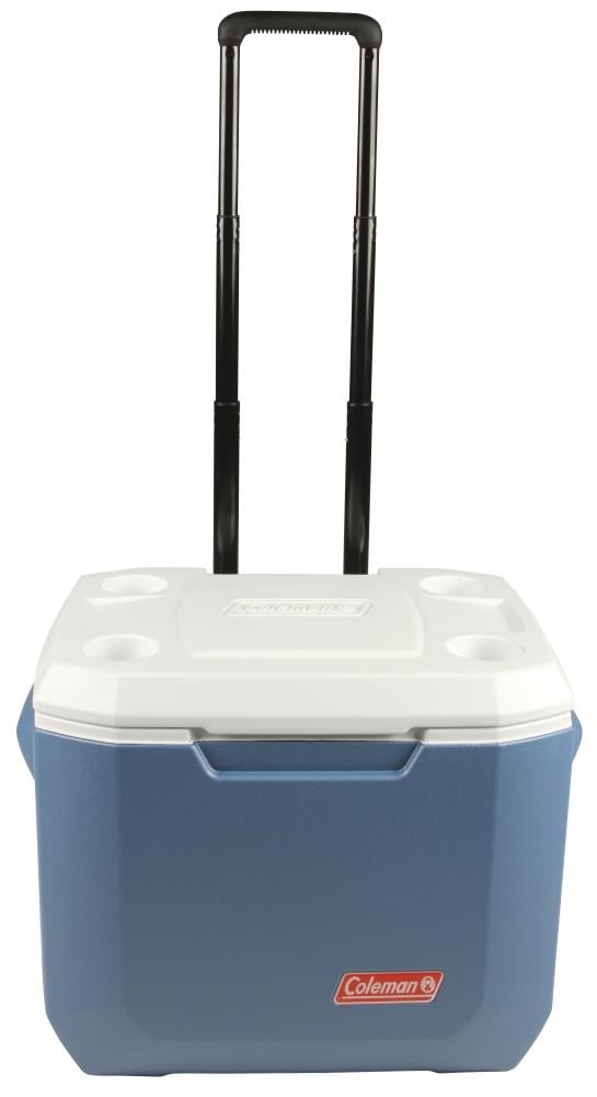 Coleman Blue Wheeled Insulated Chest Cooler at