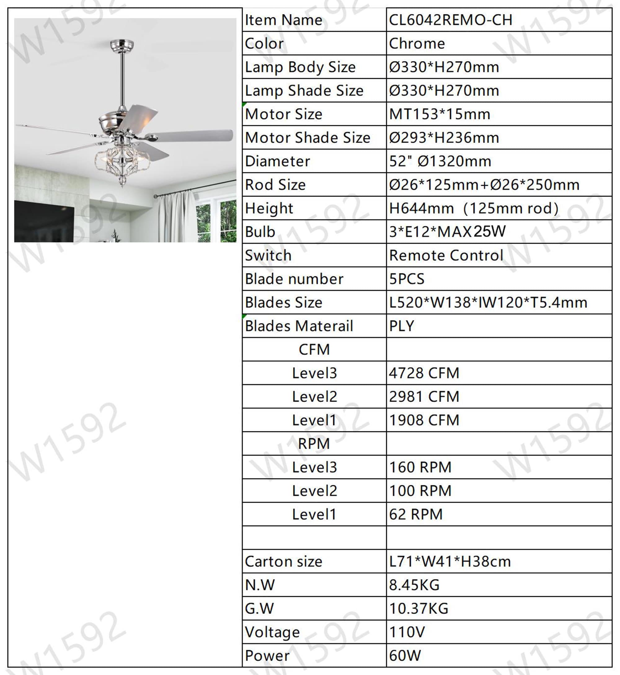 Bybafun YB5700120 Ceiling-Fans - View #8