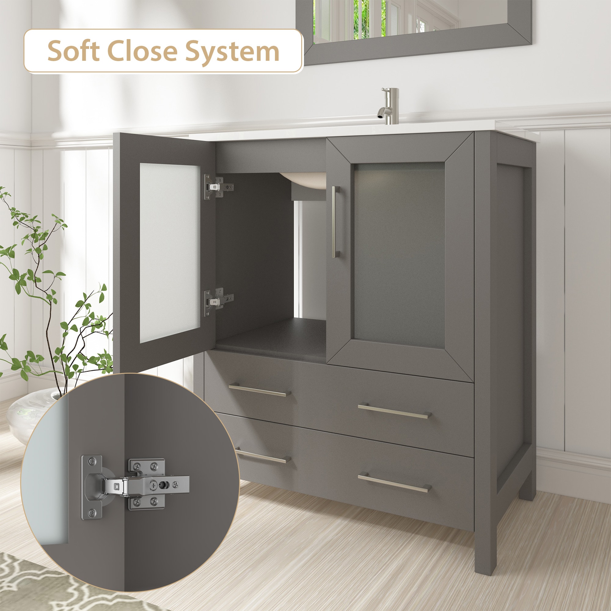 Vanity Art VA3030-42G Bath-Vanity-Combo - View #8