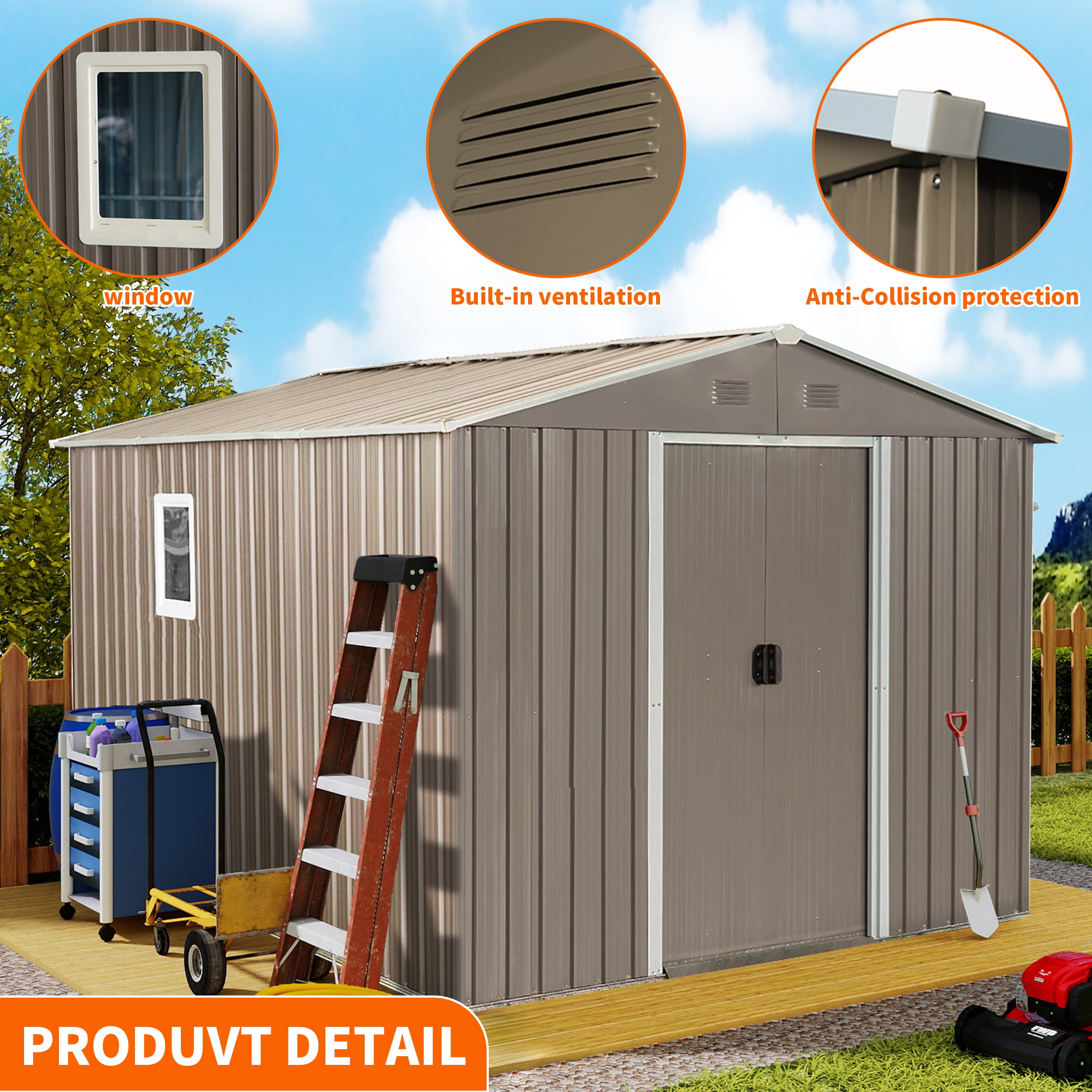 ToolCat BZ-3-173-SN Metal-Storage-Buildings-Sheds - View #7