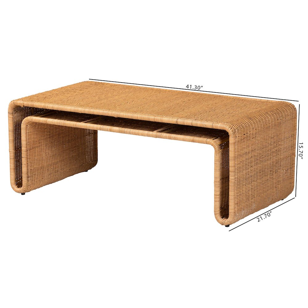 bali & pari NEVADA-LIGHT HONEY Coffee-Tables - View #3