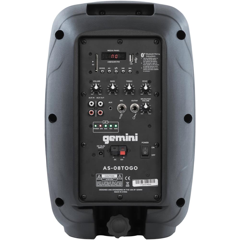 Gemini AS-08TOGO Public-Address-Systems - View #5