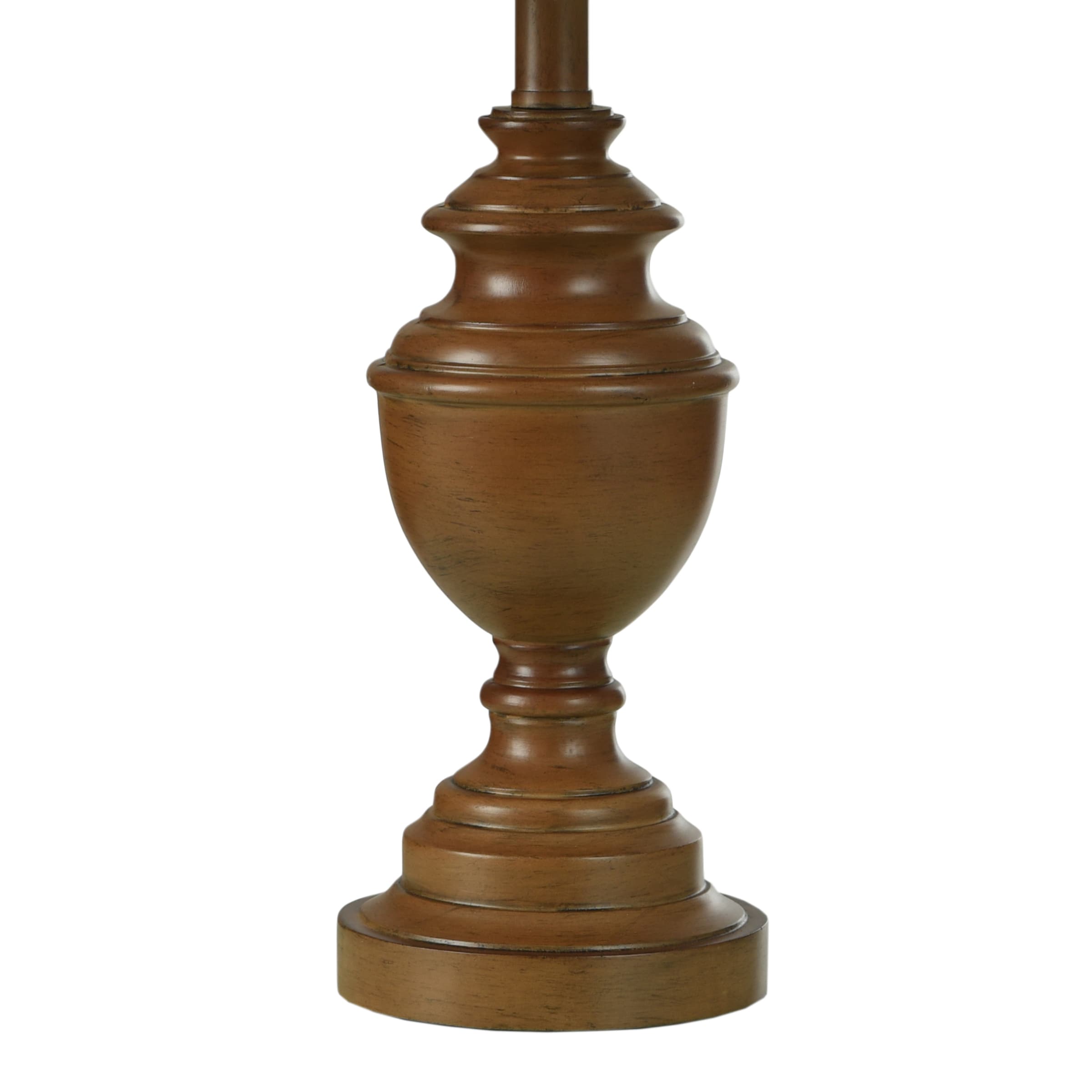 Vintage Brass Tone Metal Lamp Body Spacer Part Classical Pedestal 