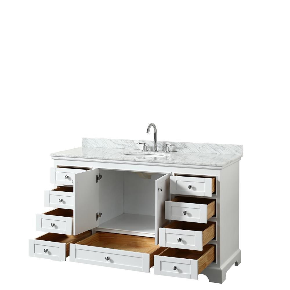 Wyndham Collection WCS202060SWHCMUNOMXX Bath-Vanity-Combo - View #9