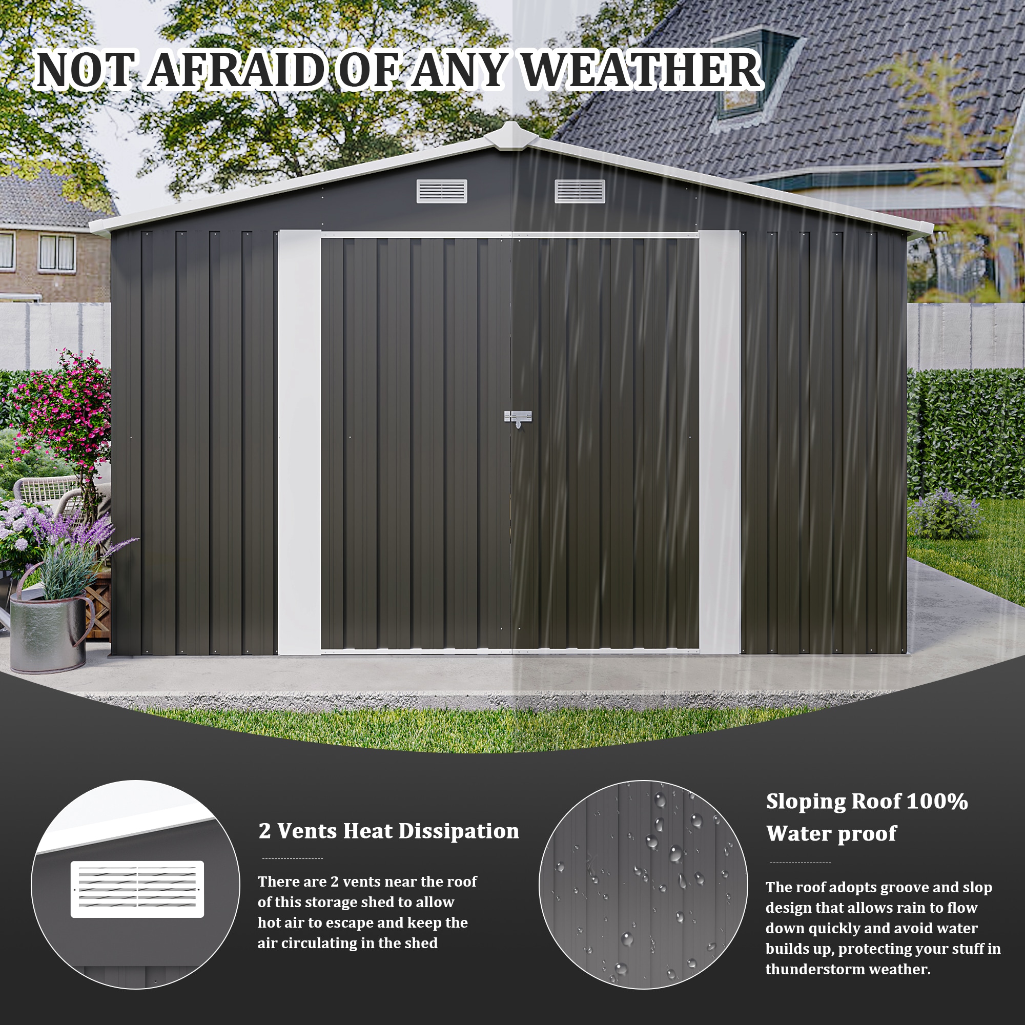 Mondawe MD-DM00068 Metal-Storage-Buildings-Sheds - View #5