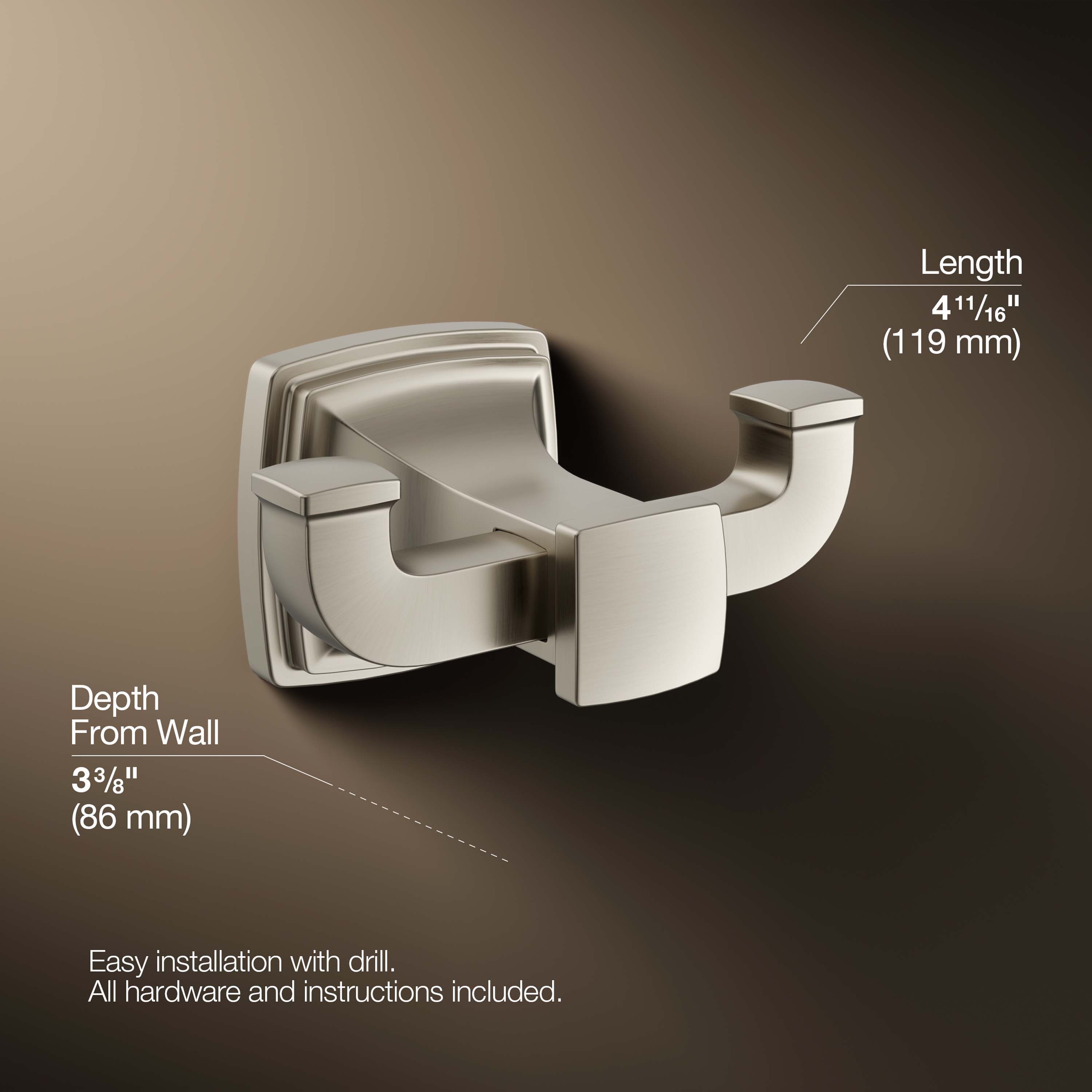 KOHLER 27411-BN Robe-Hooks - View #3