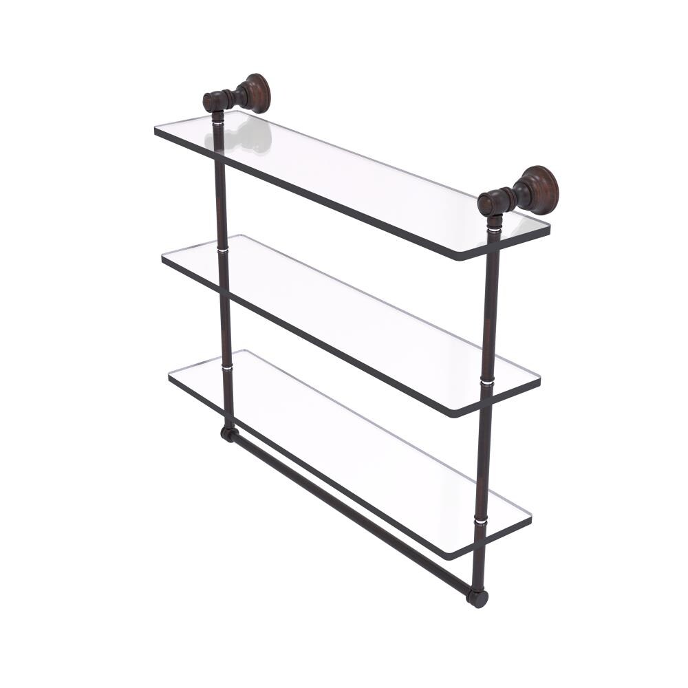 Allied Brass CL-5-22TB-VB Carolina Venetian Bronze 3 -Tier Wall mount Bathroom Shelf ( 22-in x 19.7-in x 5-in )