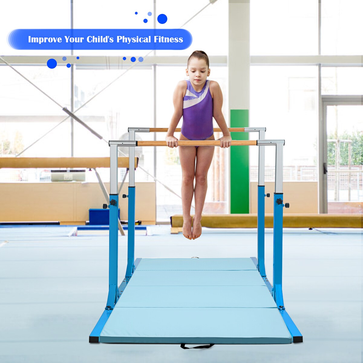 Goplus SP36978BL+ Pull-up-Push-up-Bars - View #7