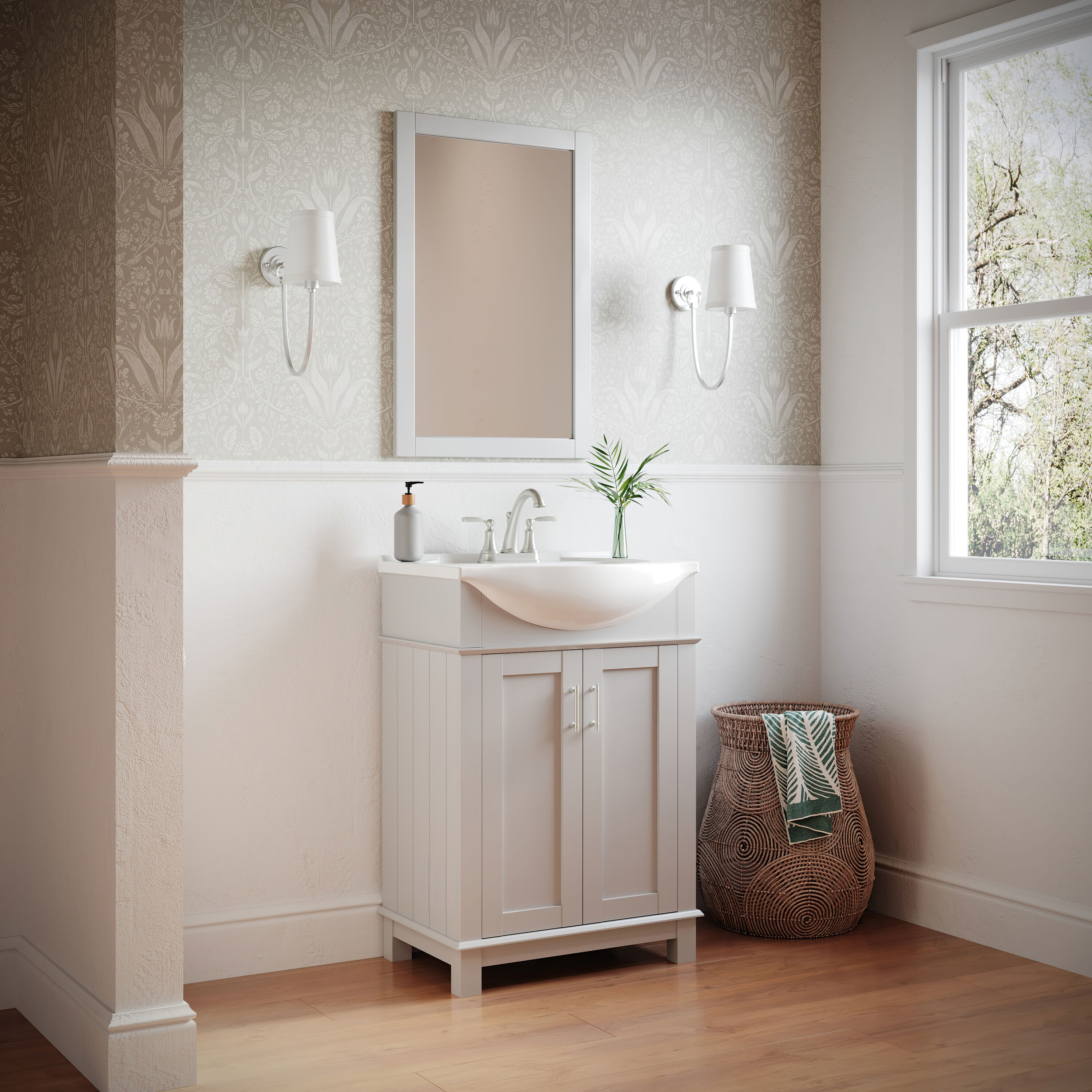 Fresca FVN2302WH-CMB Bath-Vanity-Combo - View #3