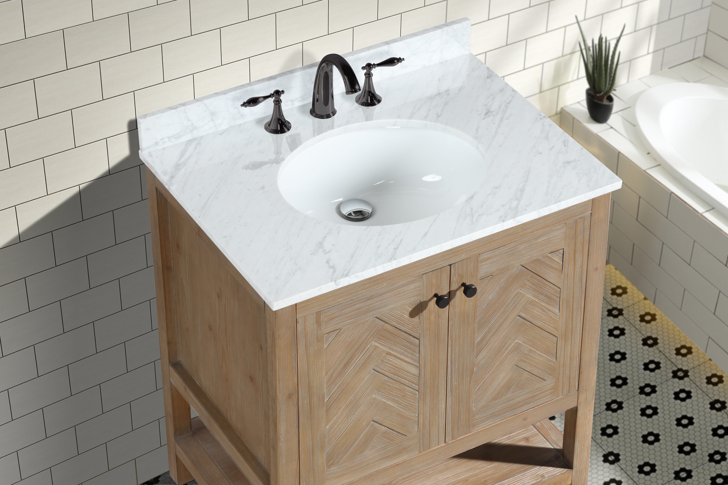 Ari Kitchen & Bath AKB-SAVANNAH-30-WEAT Bath-Vanity-Combo - View #7