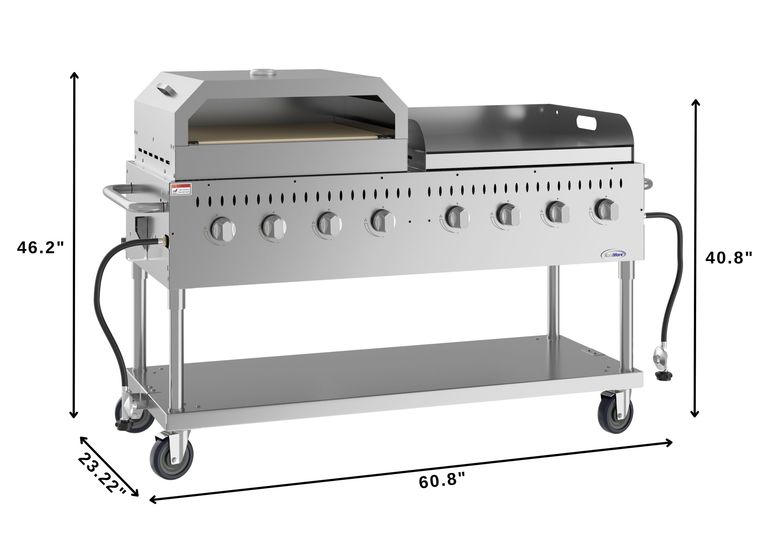 KoolMore LOW-CGKIT6-G30P30 Gas-Grill - View #8