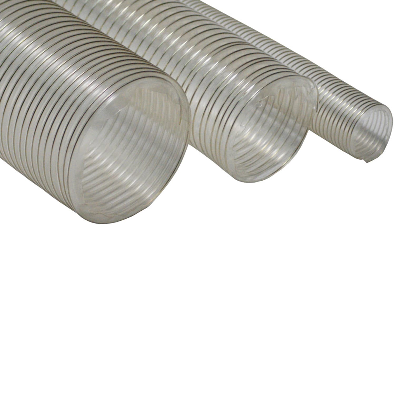 IIVVERR 12m Long 20mm Dia PVC Flexible Corrugated Tubing Cable Conduit Hose  (Manguera de conducto de tubo corrugado flexible de PVC de 12 m de largo y