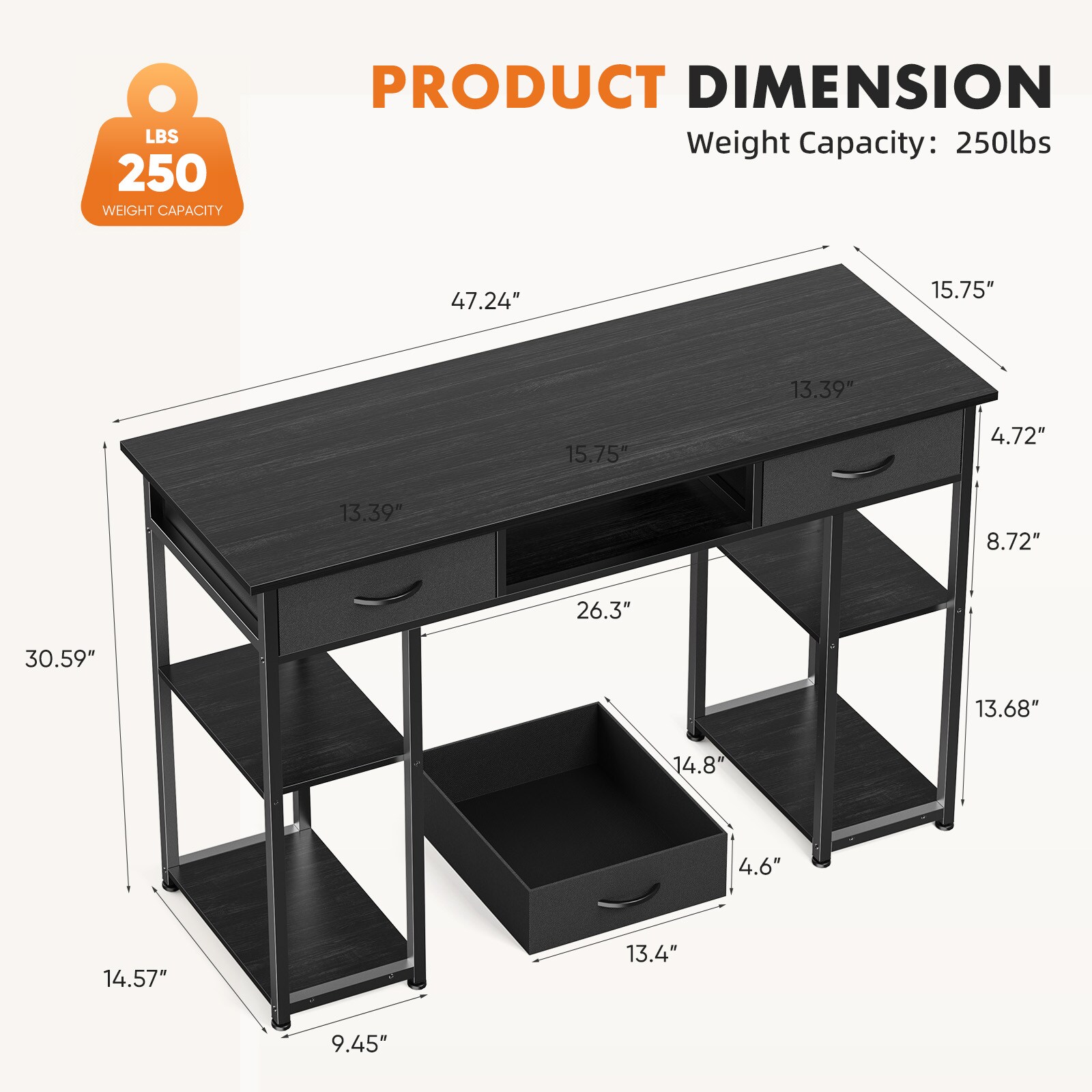 Wooakway FXLS0604-512Z108 Office-Tables - View #4