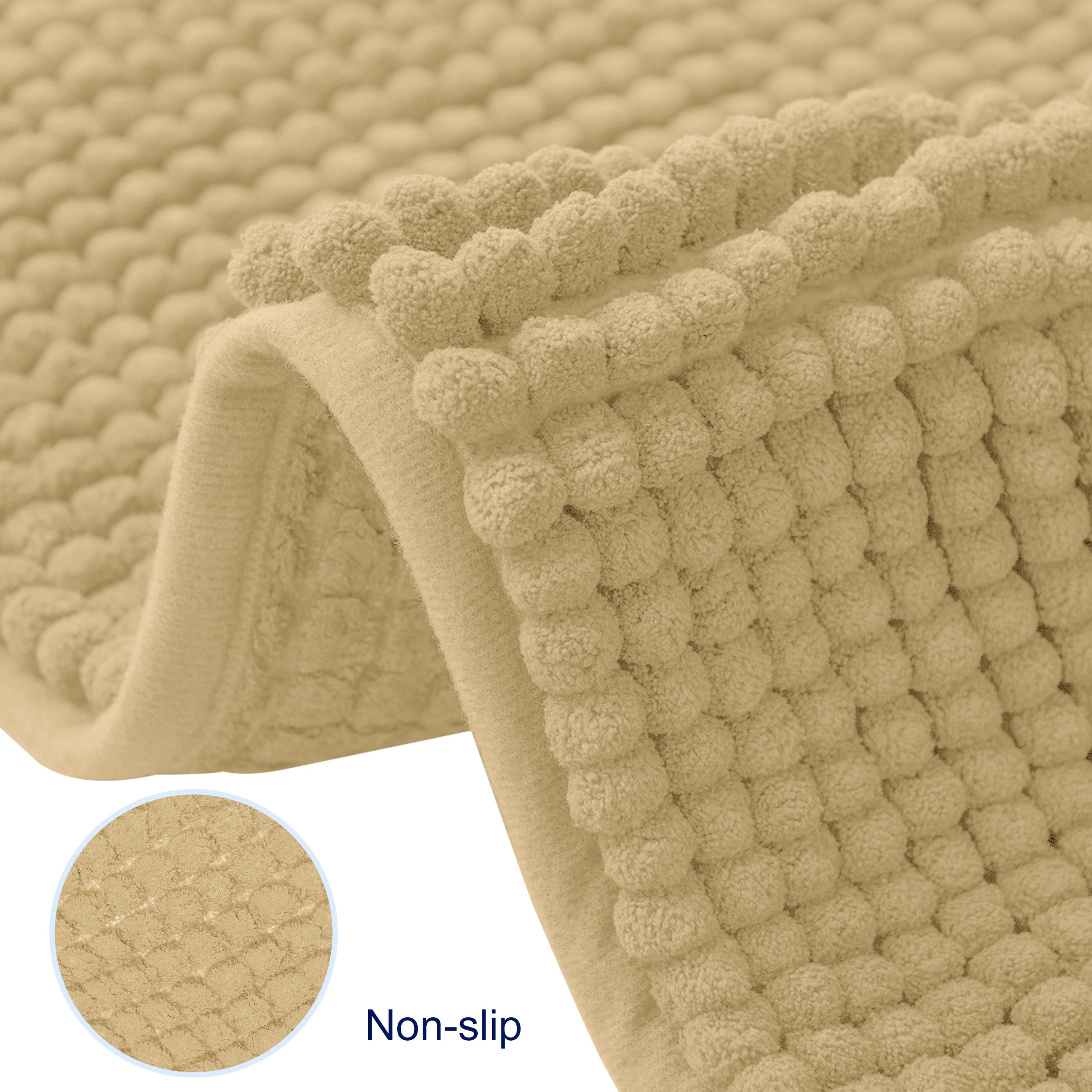 Yeaban Taupe Bathroom Rugs Sets 2 Piece – Thick Chenille Bath Mats |  Absorbent and Washable Bath Rug Non-Slip, Plush and Soft Rugs for Bathroom  Floor