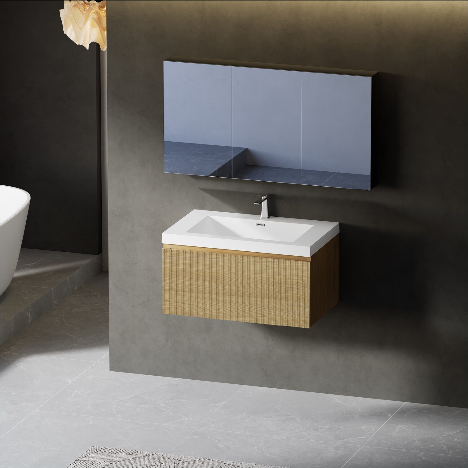 SunJet P3KM0LZJODFQ Bath-Vanity-Combo - View #5