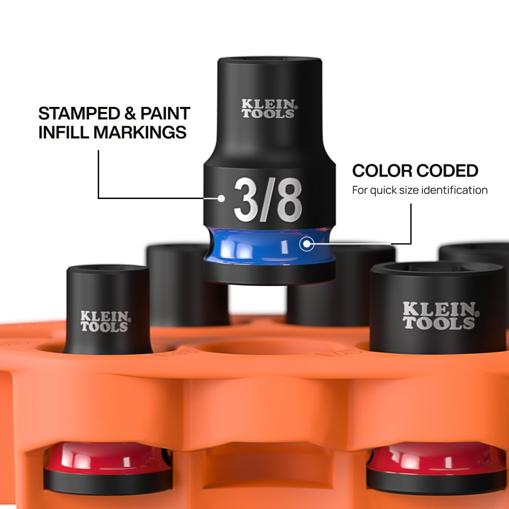 Klein Tools 33808 Impact-Socket-Sets - View #4