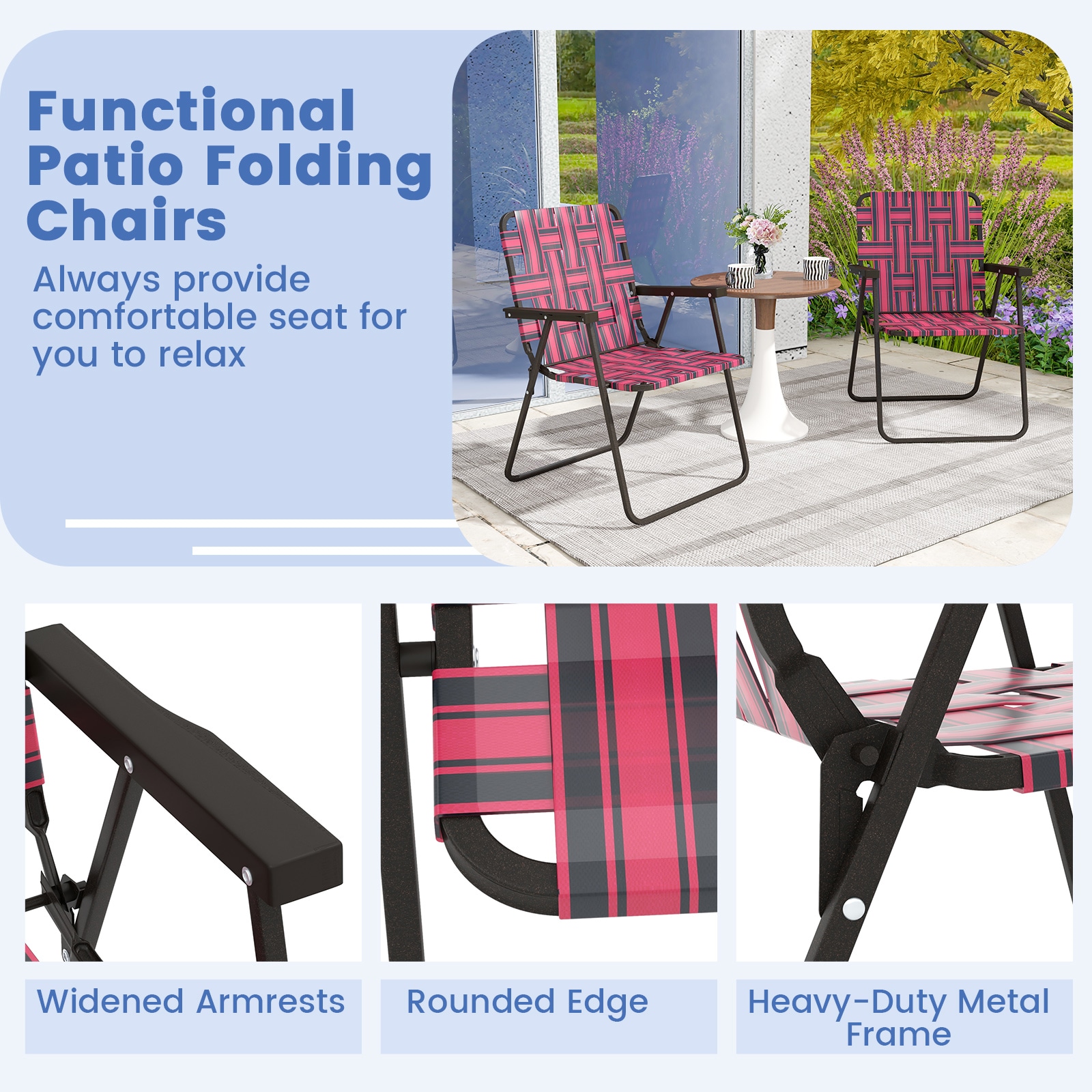Forclover HBV-3642RE-2 Patio-Chairs - View #3