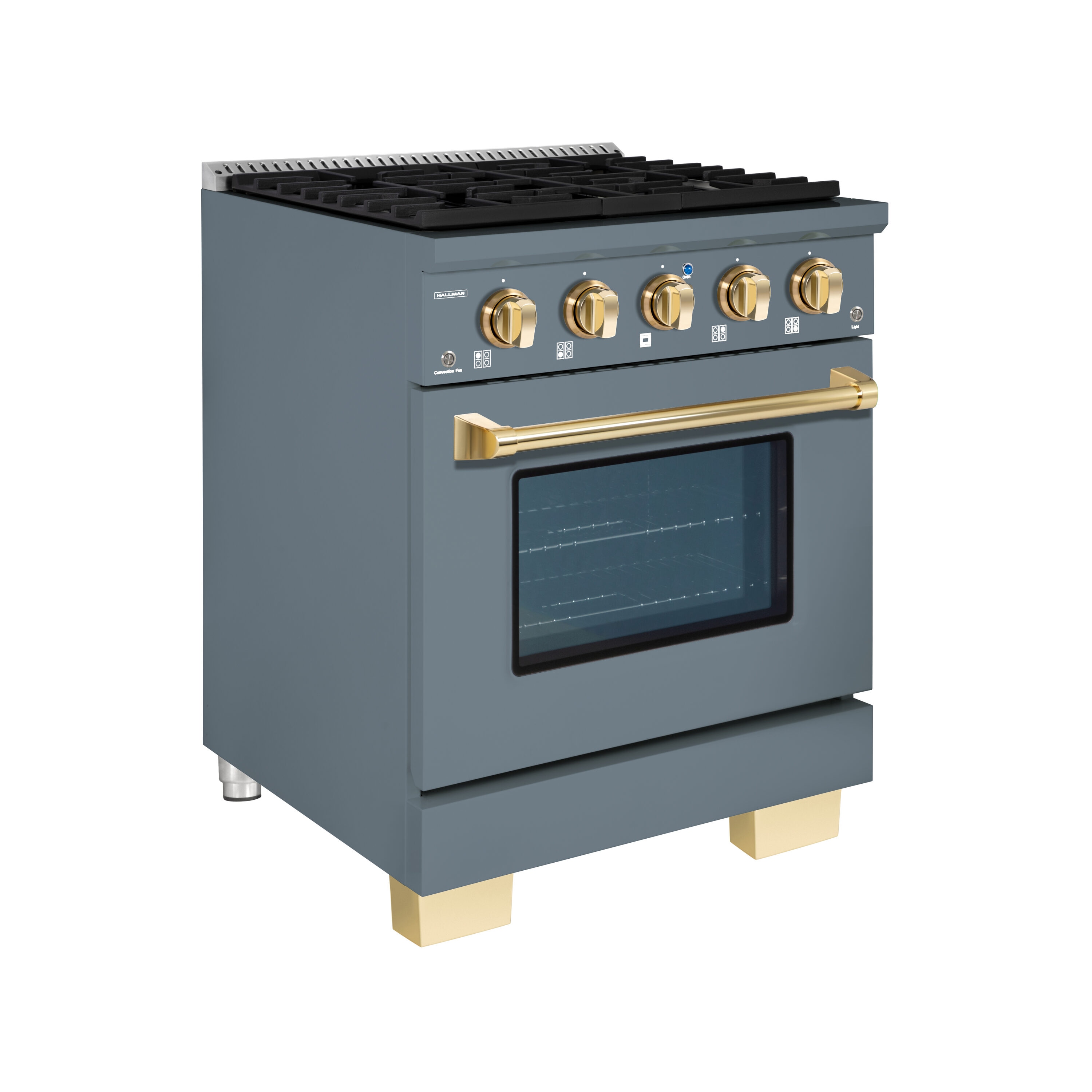 Hallman HBRG30BSGR Freestanding-Gas-Ranges - View #3