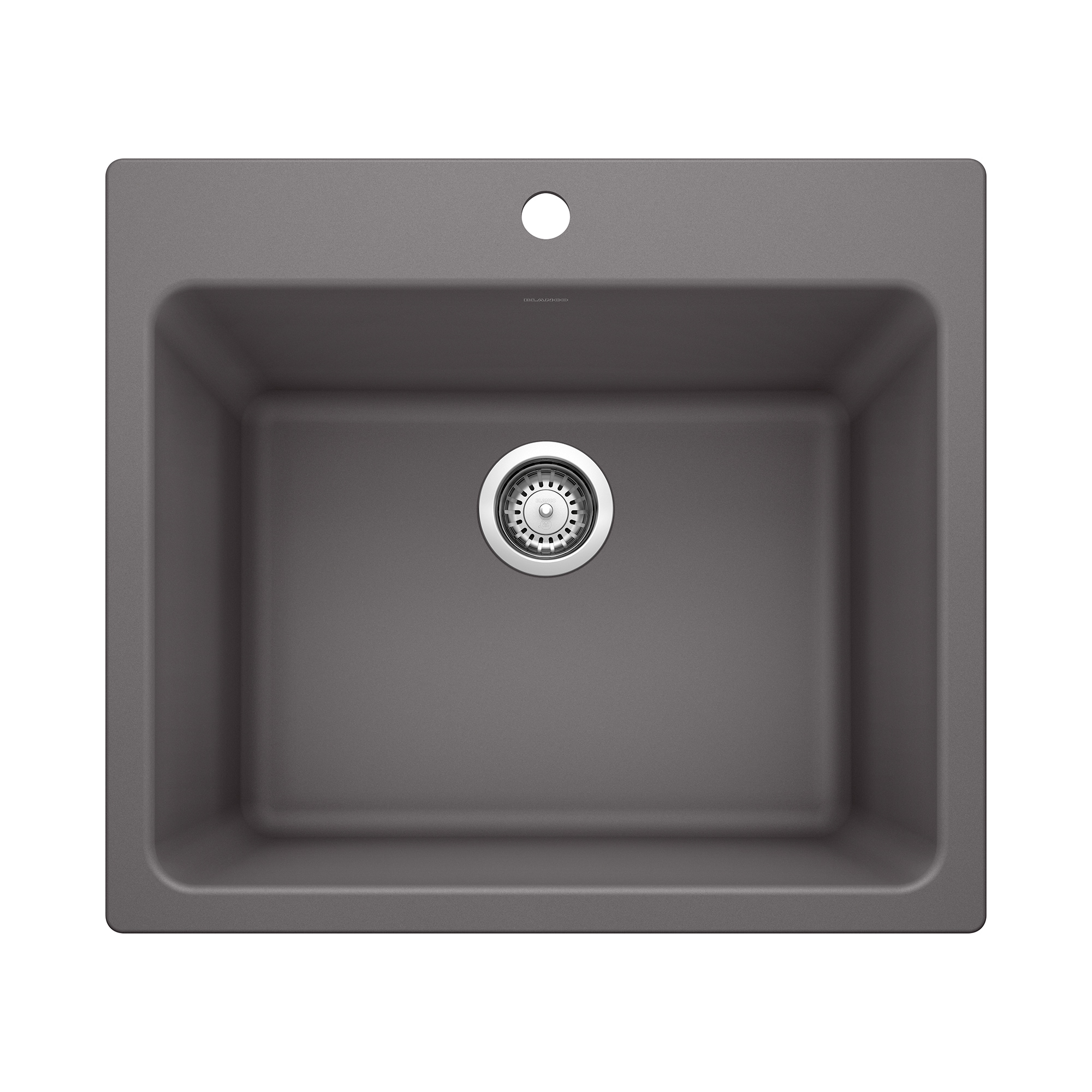 Blanco 22 In X 25 In 1 Basin Cinder Undermount Laundry Sink In The   64131562 