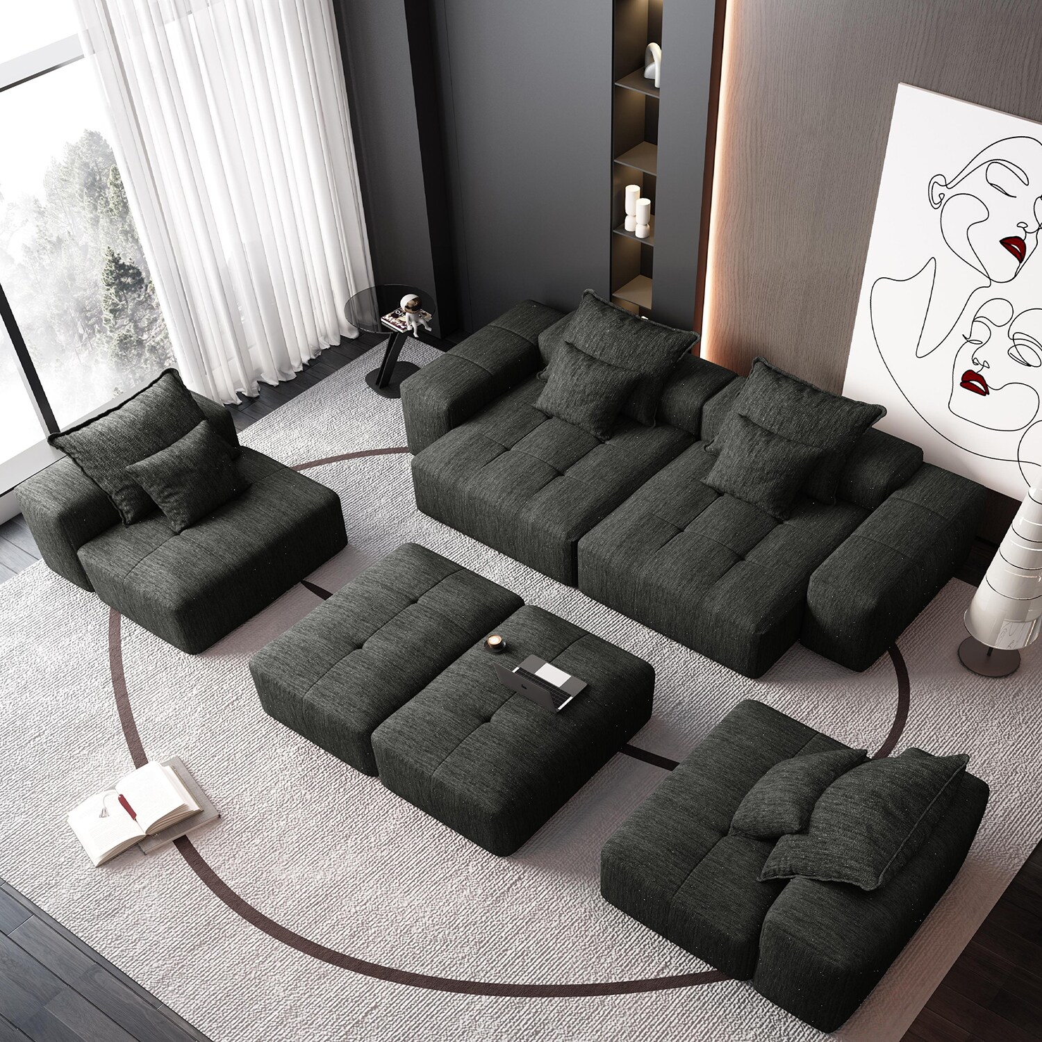 GZMR GZ-HH4S007 Sofas-Loveseats - View #2