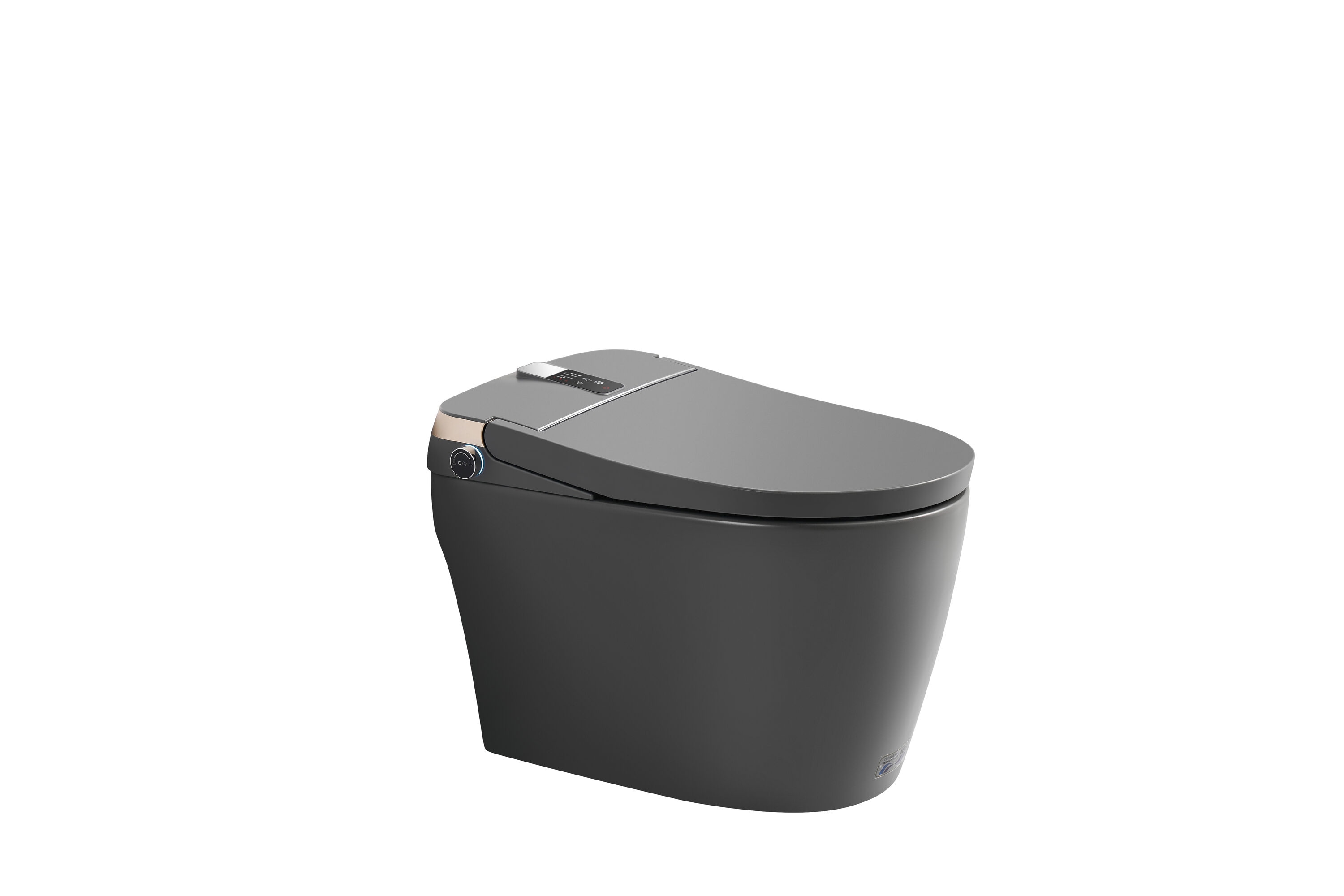 WELLFOR UBSY03MG Smart Toilet Bidet in Gray