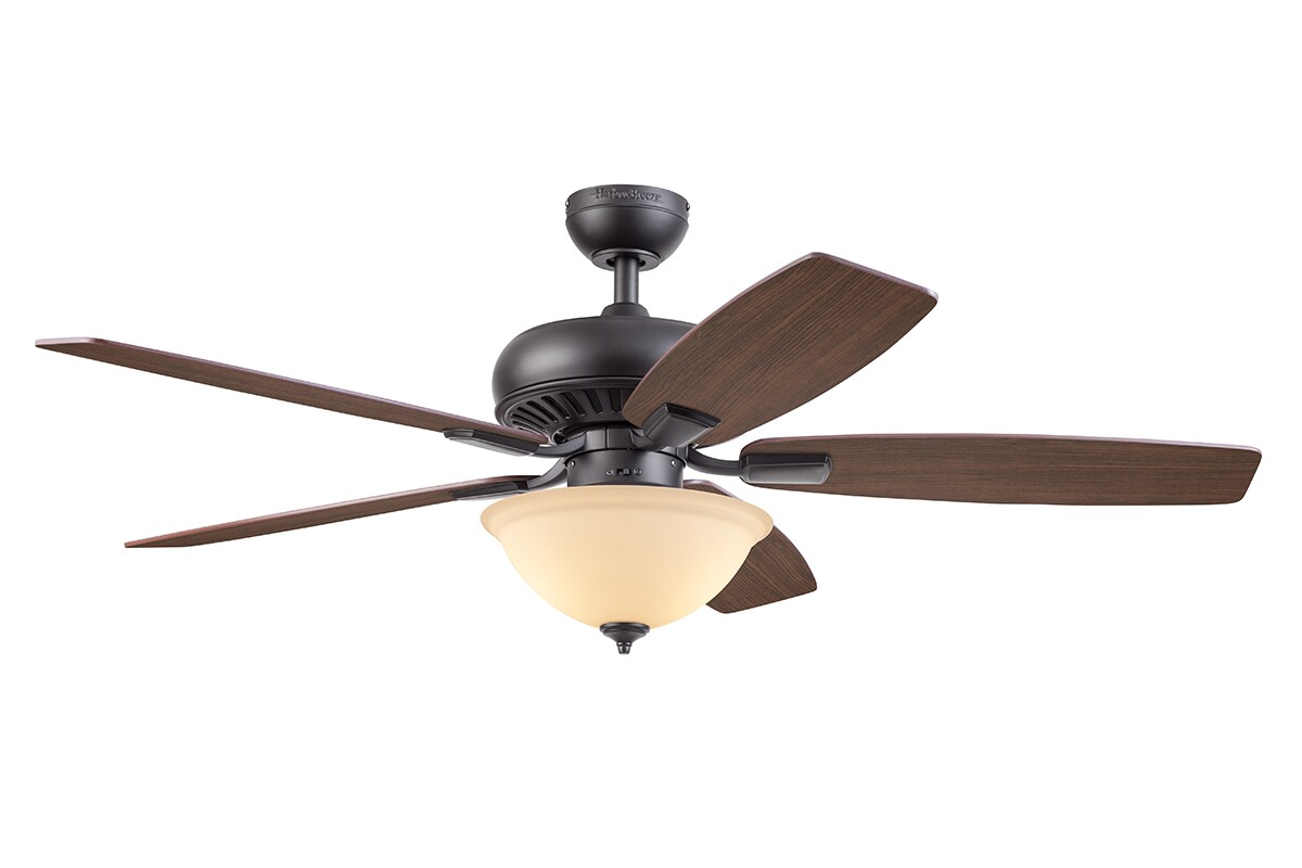 Harbor Breeze Oxford 52-in Bronze Indoor Downrod or Flush Mount Ceiling ...