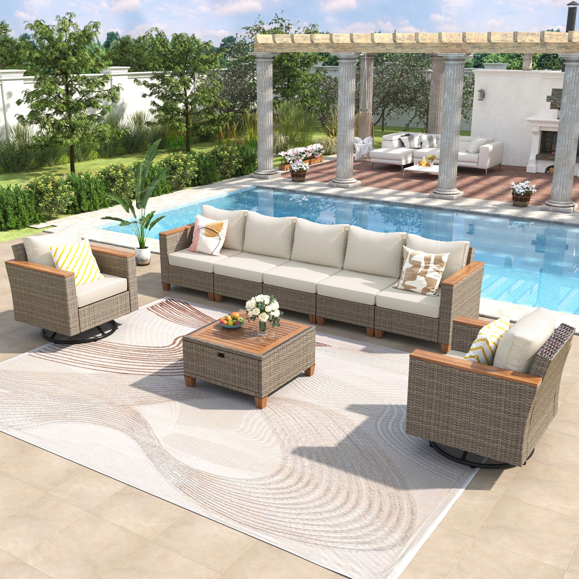 BABOOM BOM-000016Z-OR Patio-Conversation-Sets - View #10