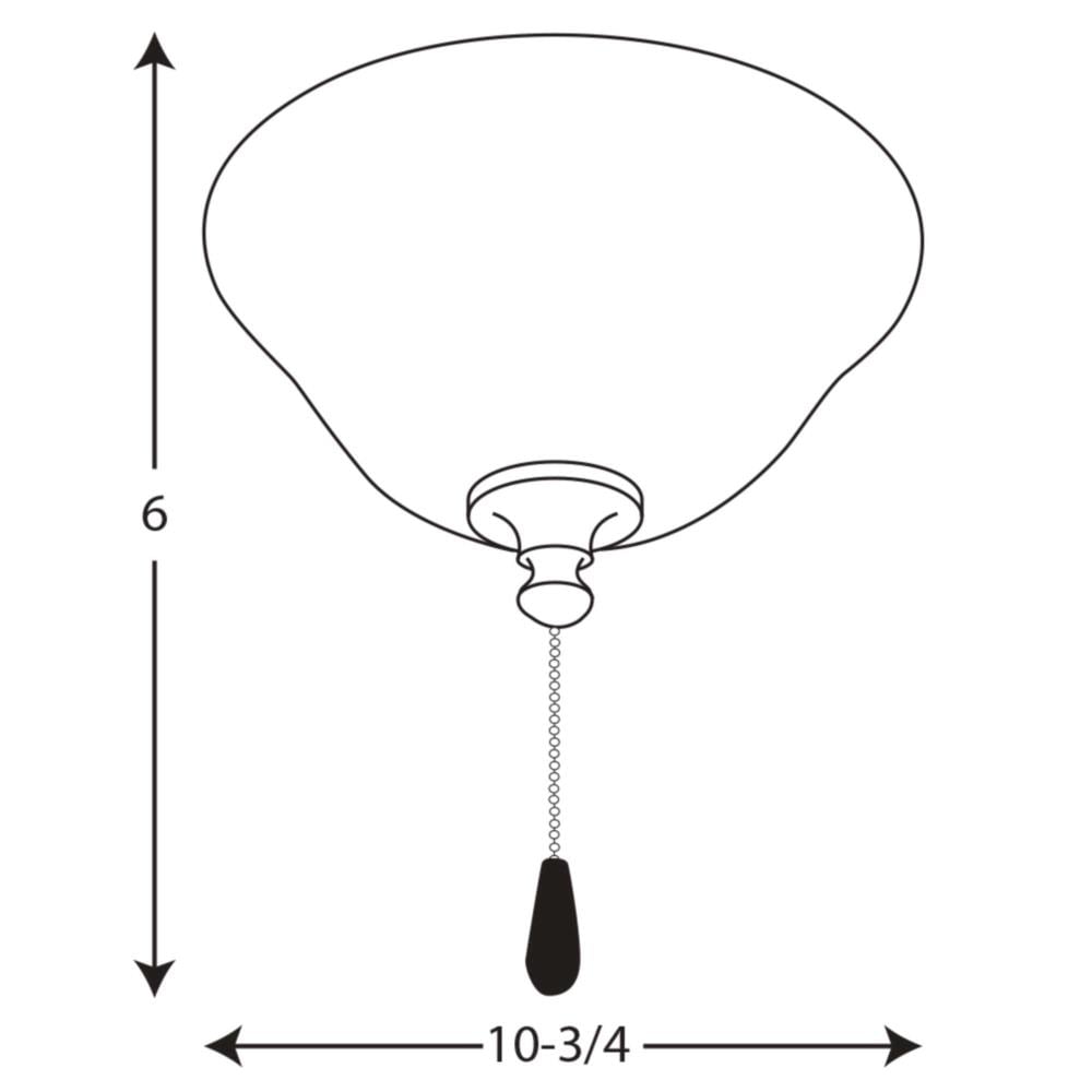 Progress Lighting Airpro 3 Light Bronze Incandescent Ceiling Fan Light Kit In The Ceiling Fan 1987