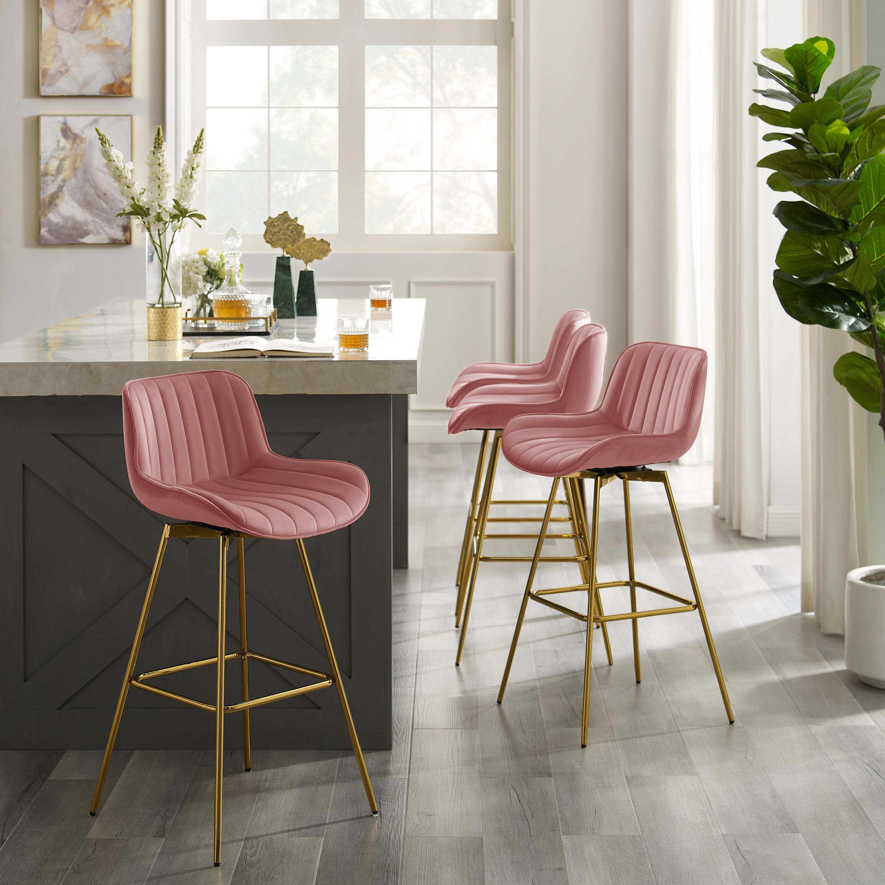 Art Leon BS012-PINK stools - View #3