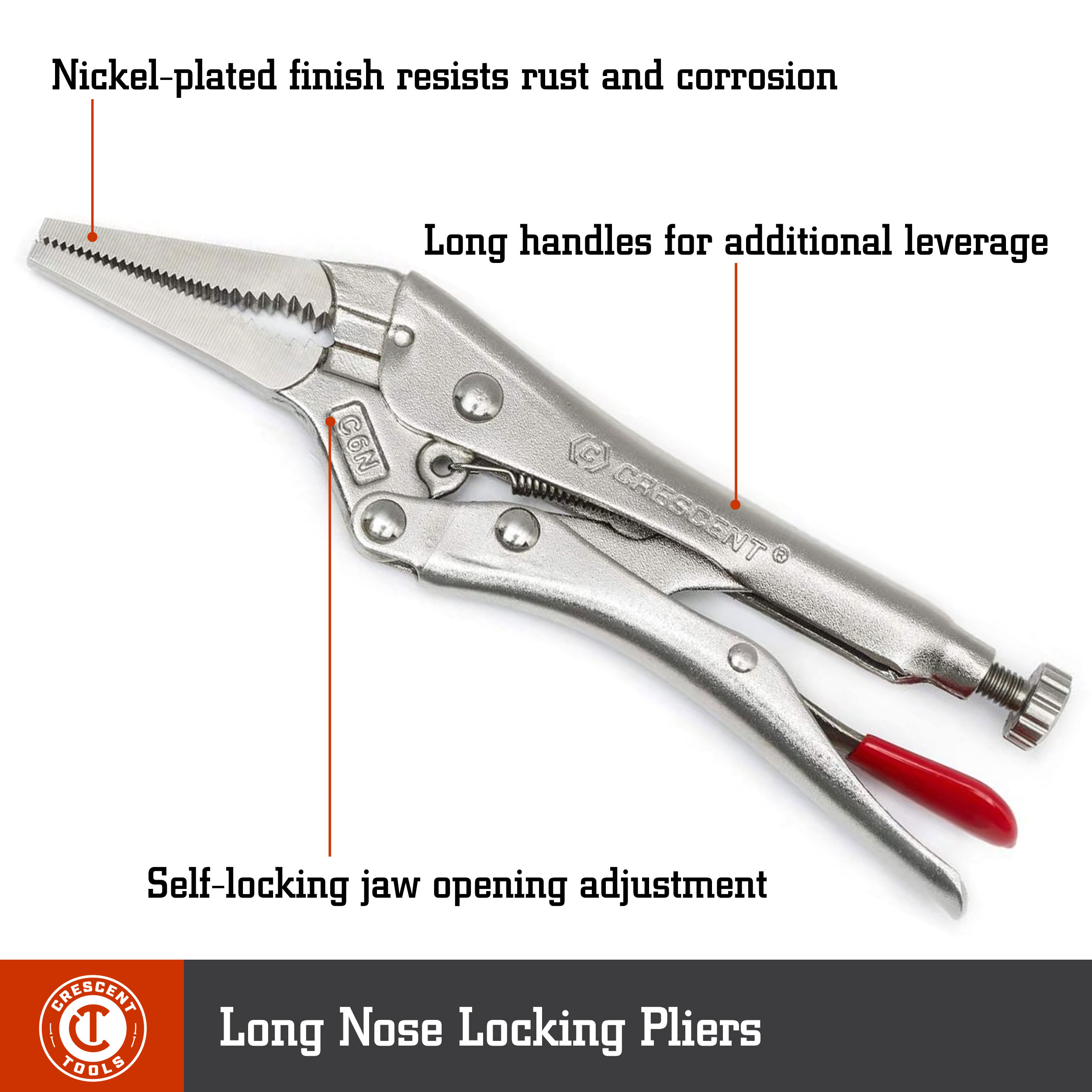 Crescent 6-in Automotive Needle Nose Pliers with Wire Cutter in the Pliers  department at