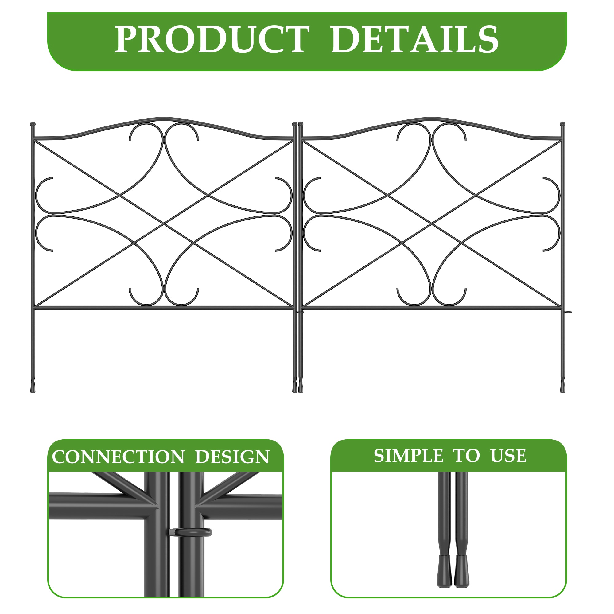 Homsee C-KF390110-02 Garden-Utility-Fencing - View #10