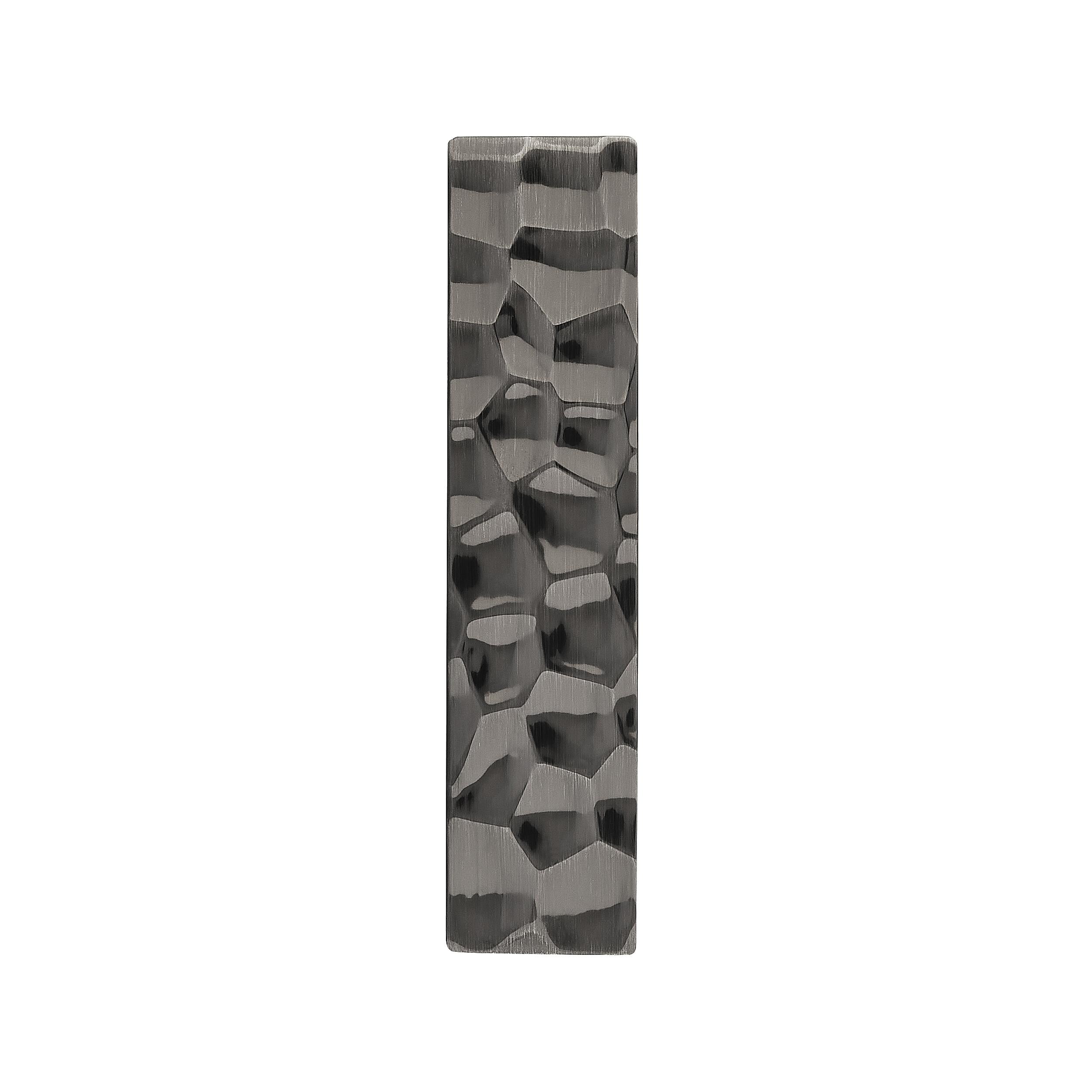 Kamari Gunmetal Scalloped 4.938" Bar Pull with Mounting Hardware
