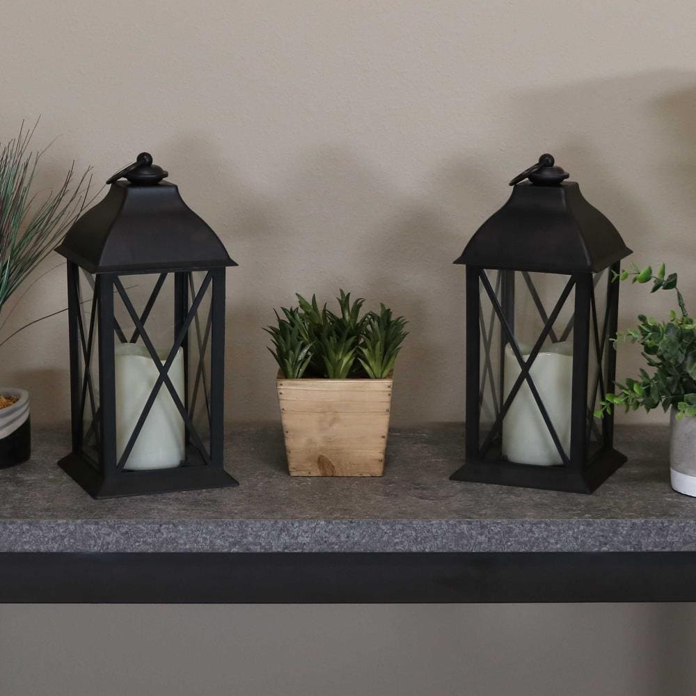 Sunnydaze Decor 4-Pack Black Flameless Electric Candle At Lowes.com