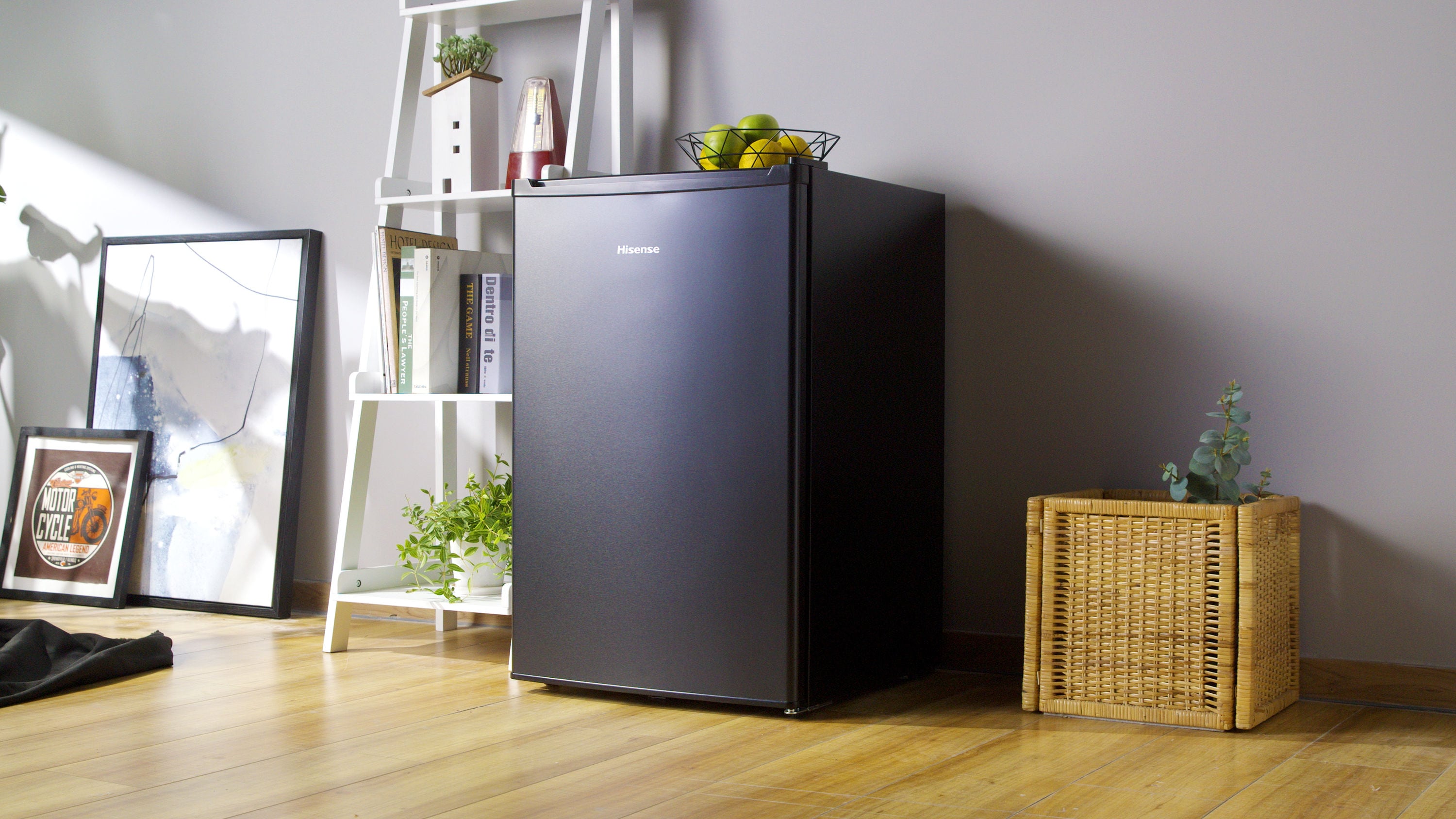 4.4 Cu. Ft. Double Door Apartment Refrigerator (LCT43D6ASE) - Hisense USA