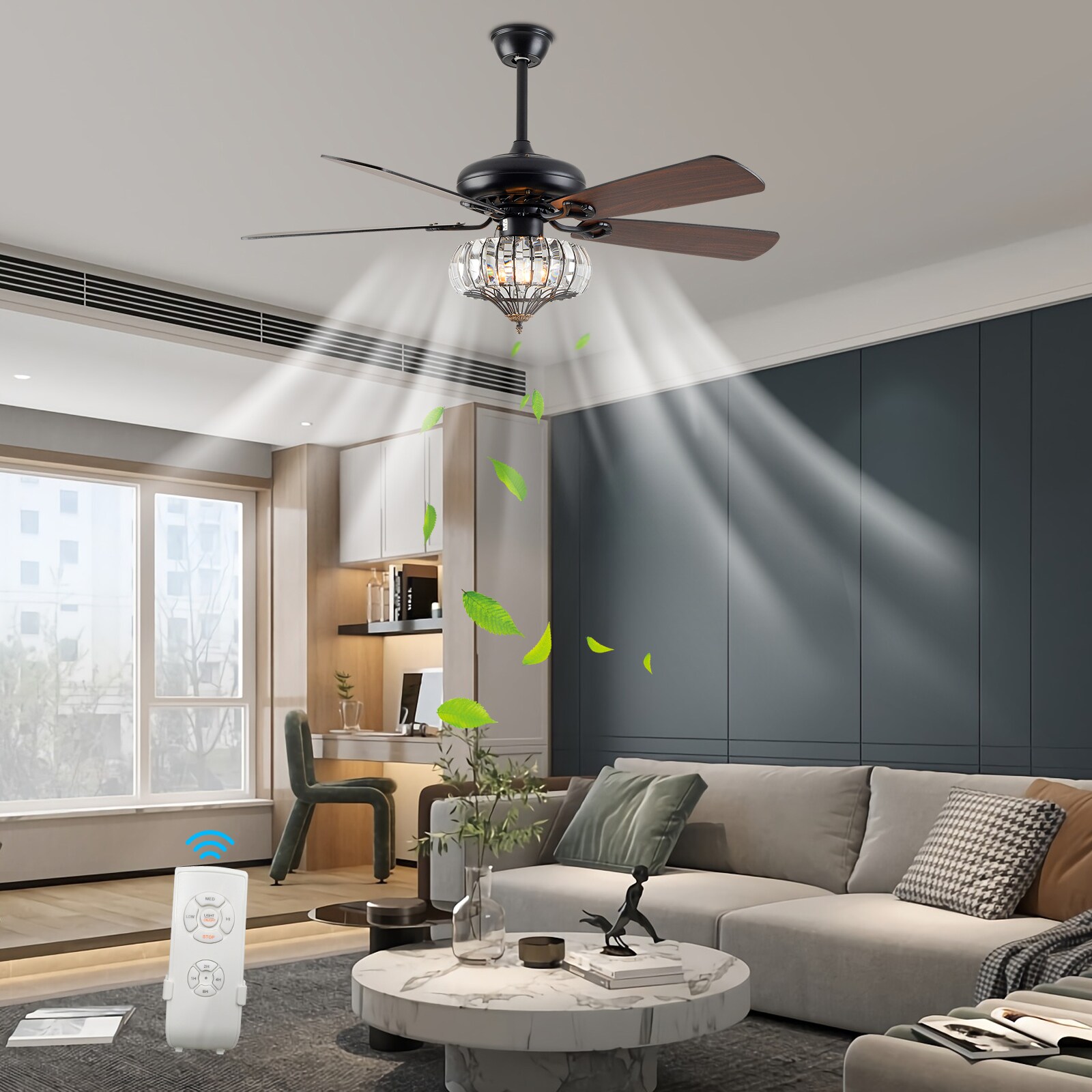 Oukaning HCX187-US Ceiling-Fans - View #5