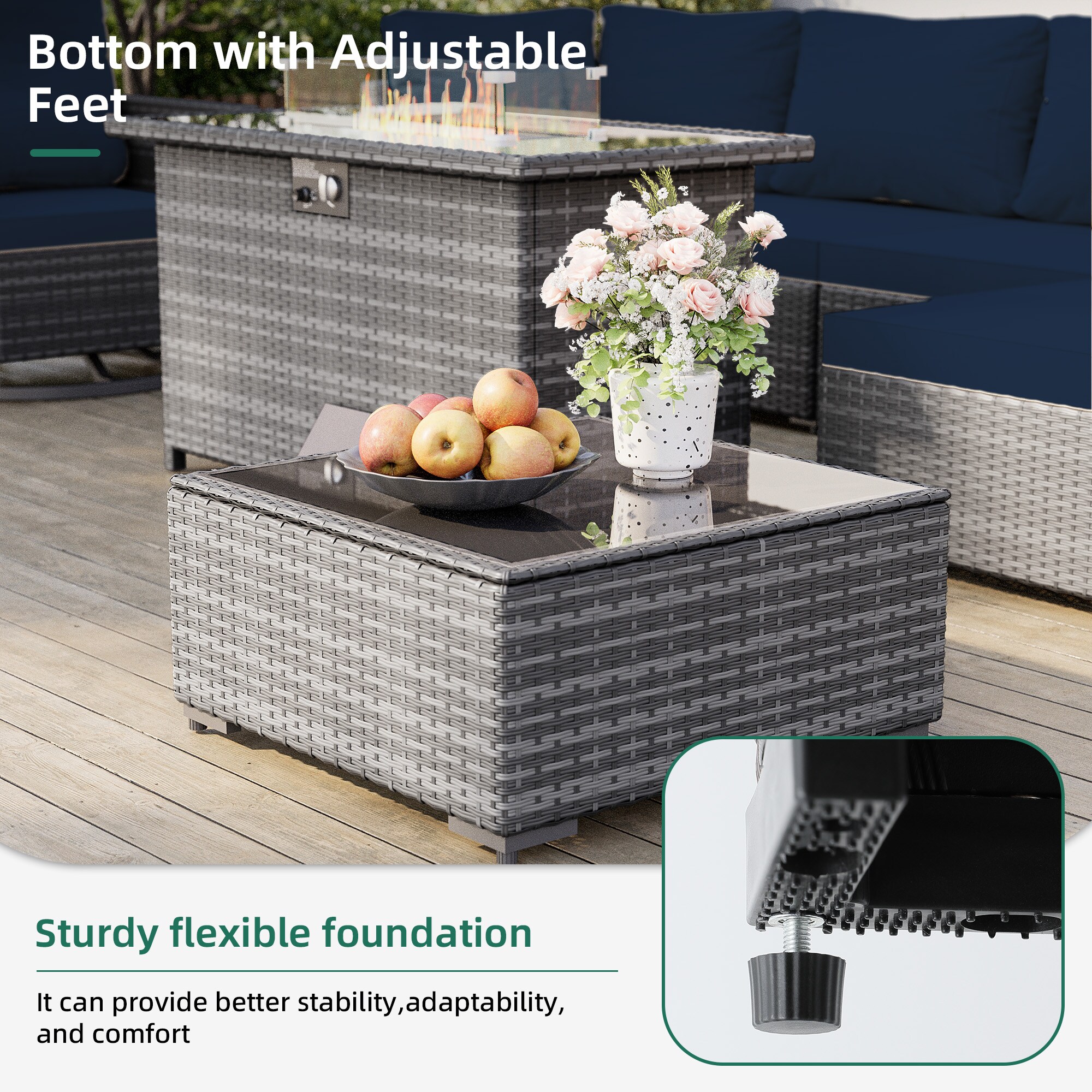 UPHA TBDK-ABC43Y11-NA Patio-Conversation-Sets - View #6